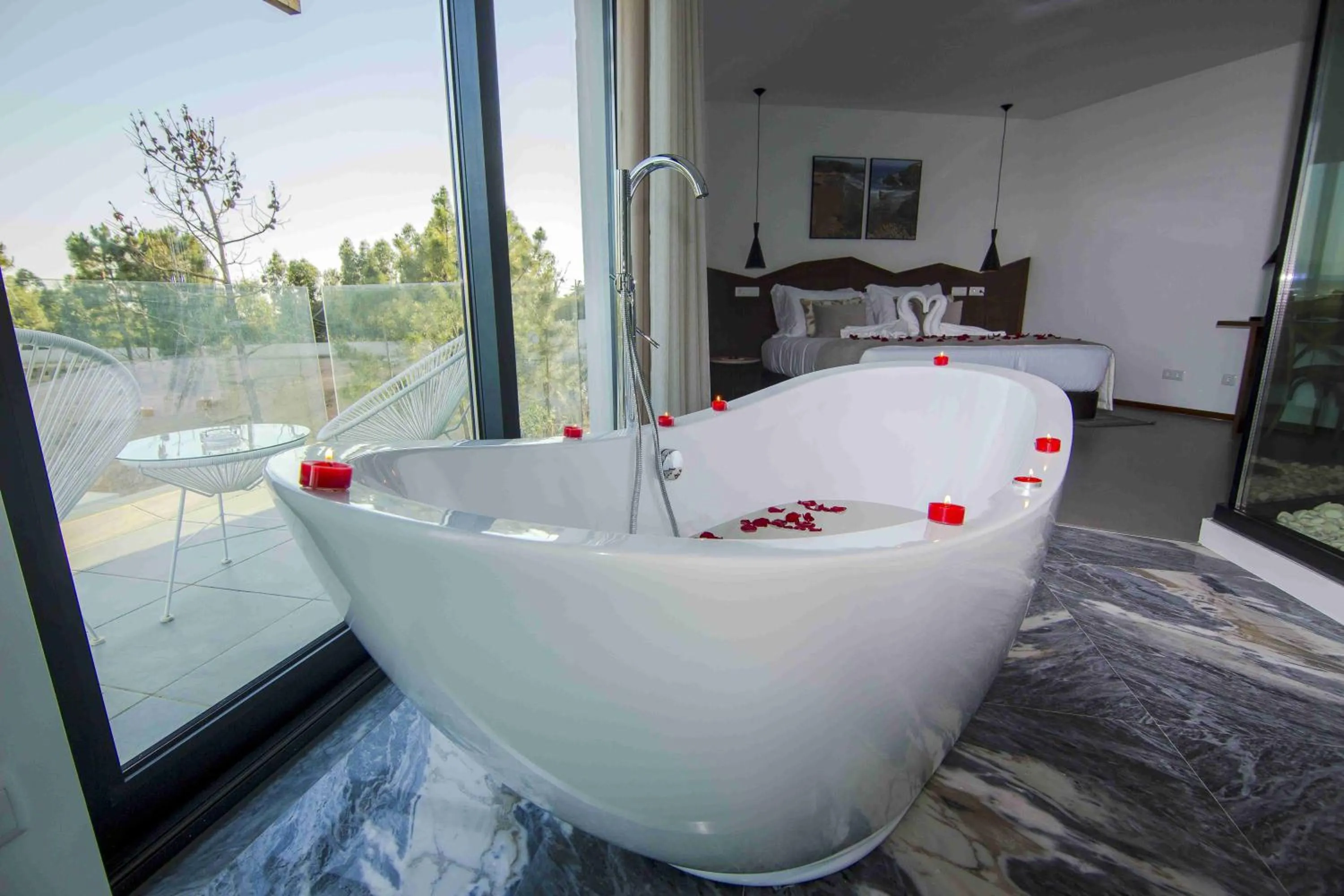 Bedroom in Enigma - Nature & Water Hotel