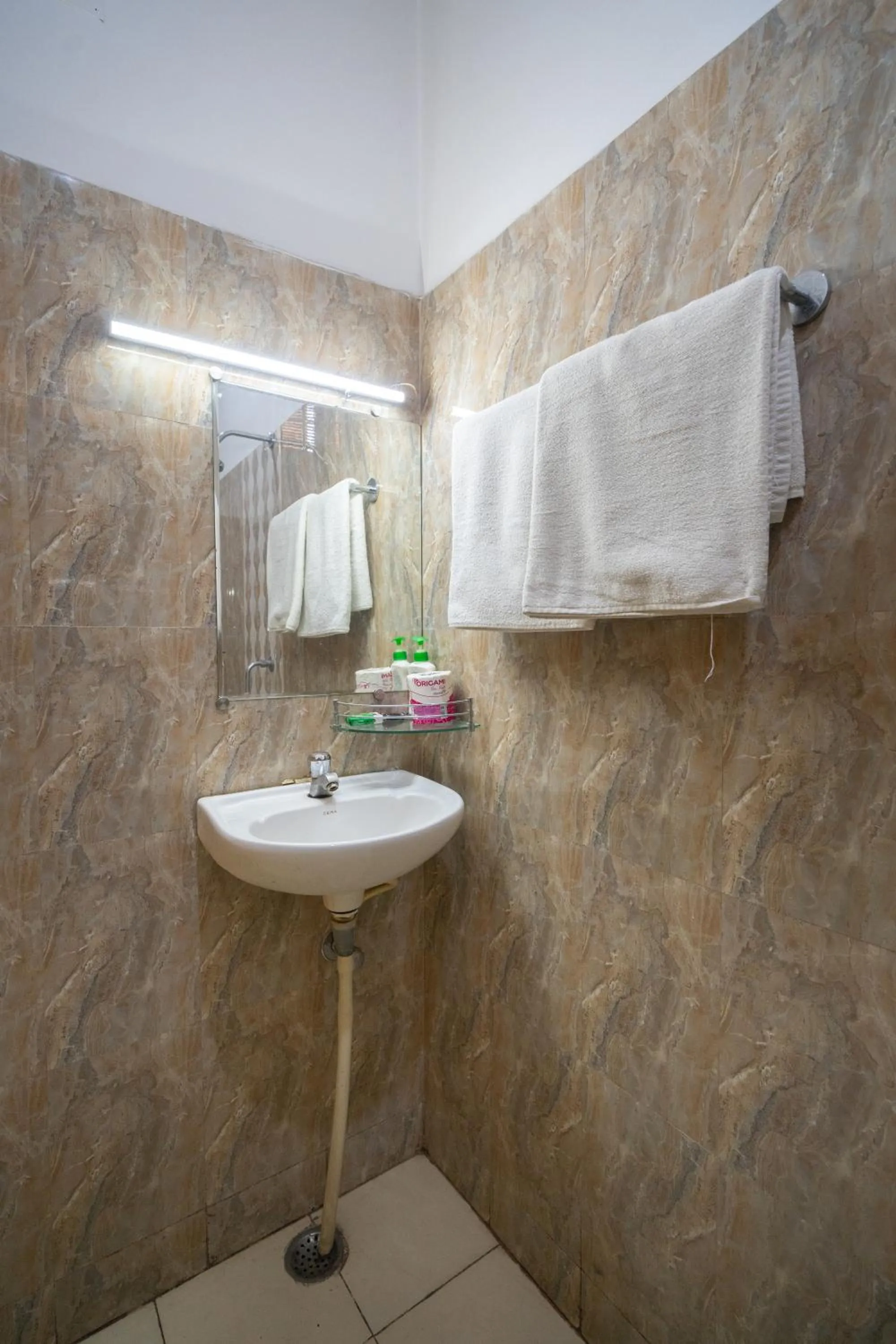 Shower in Tara Guest House