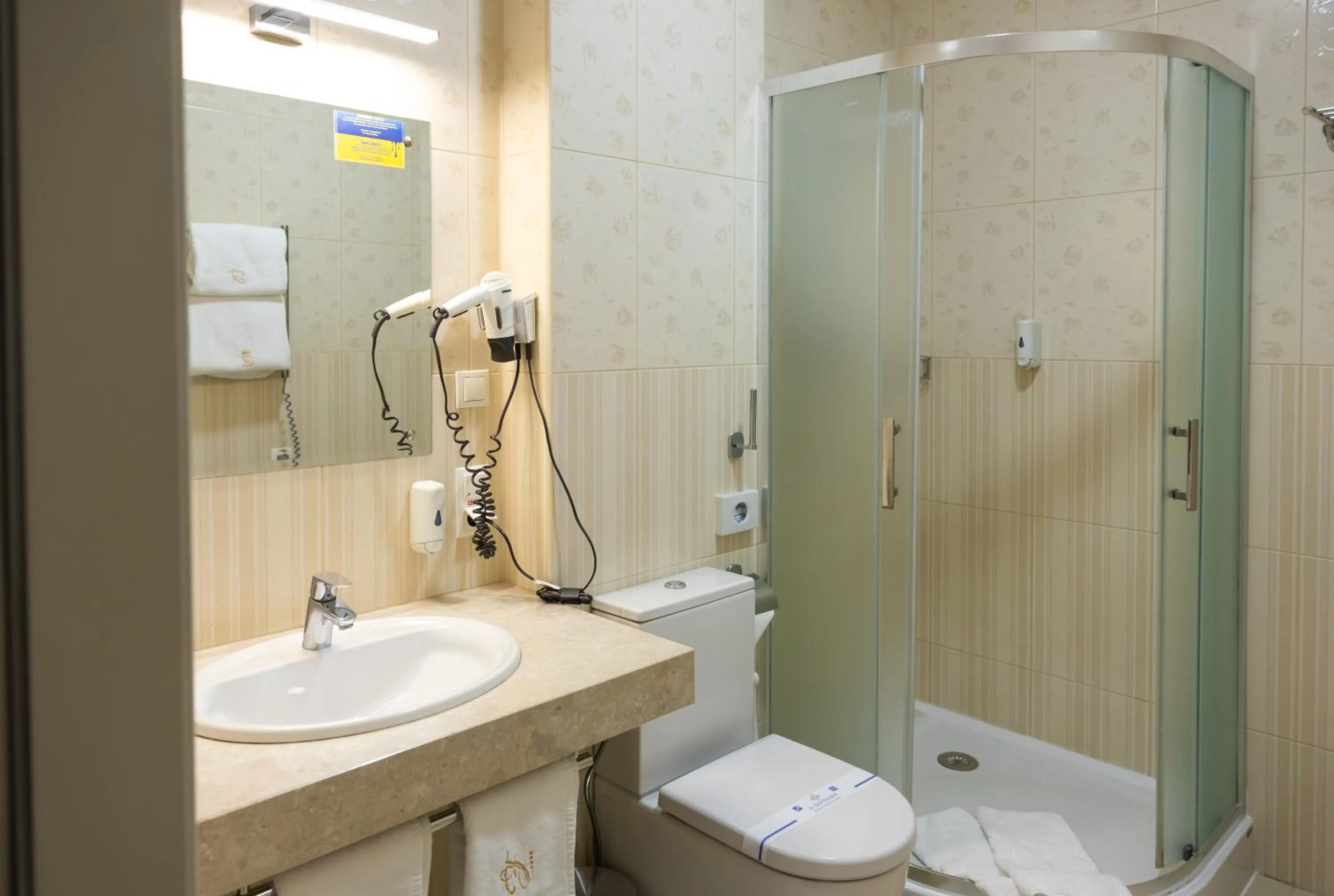 Shower in Hotel France