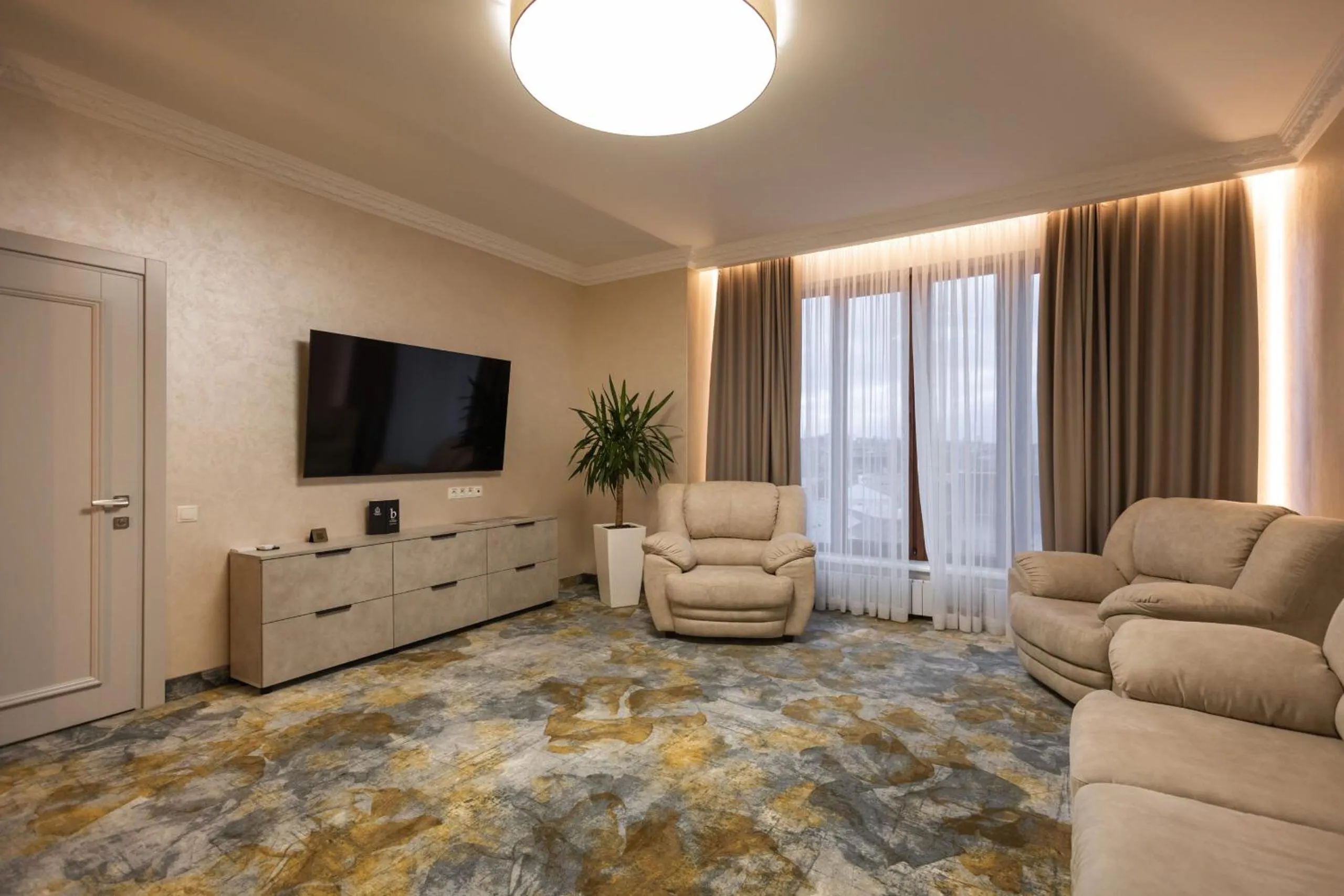 Seating area in Hotel France