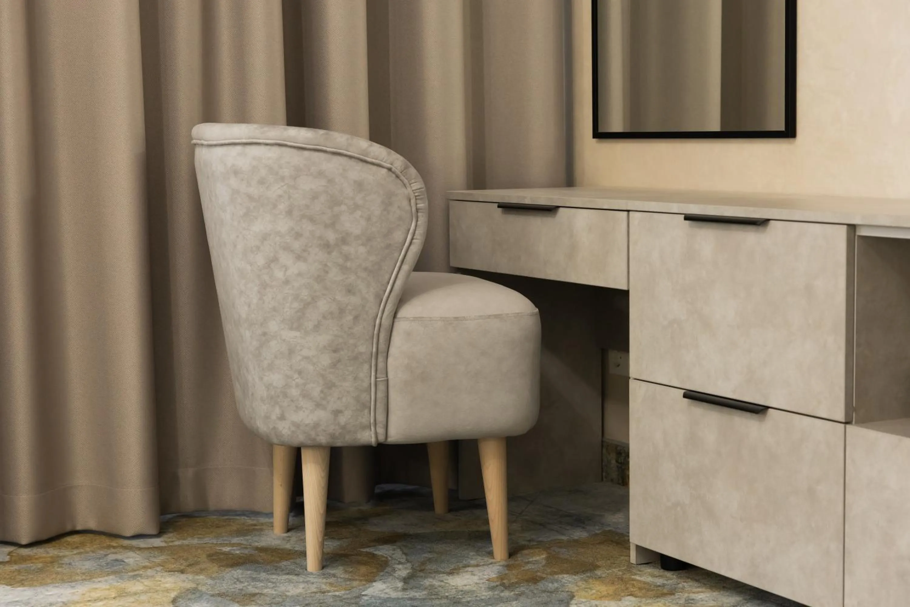 Seating area in Hotel France