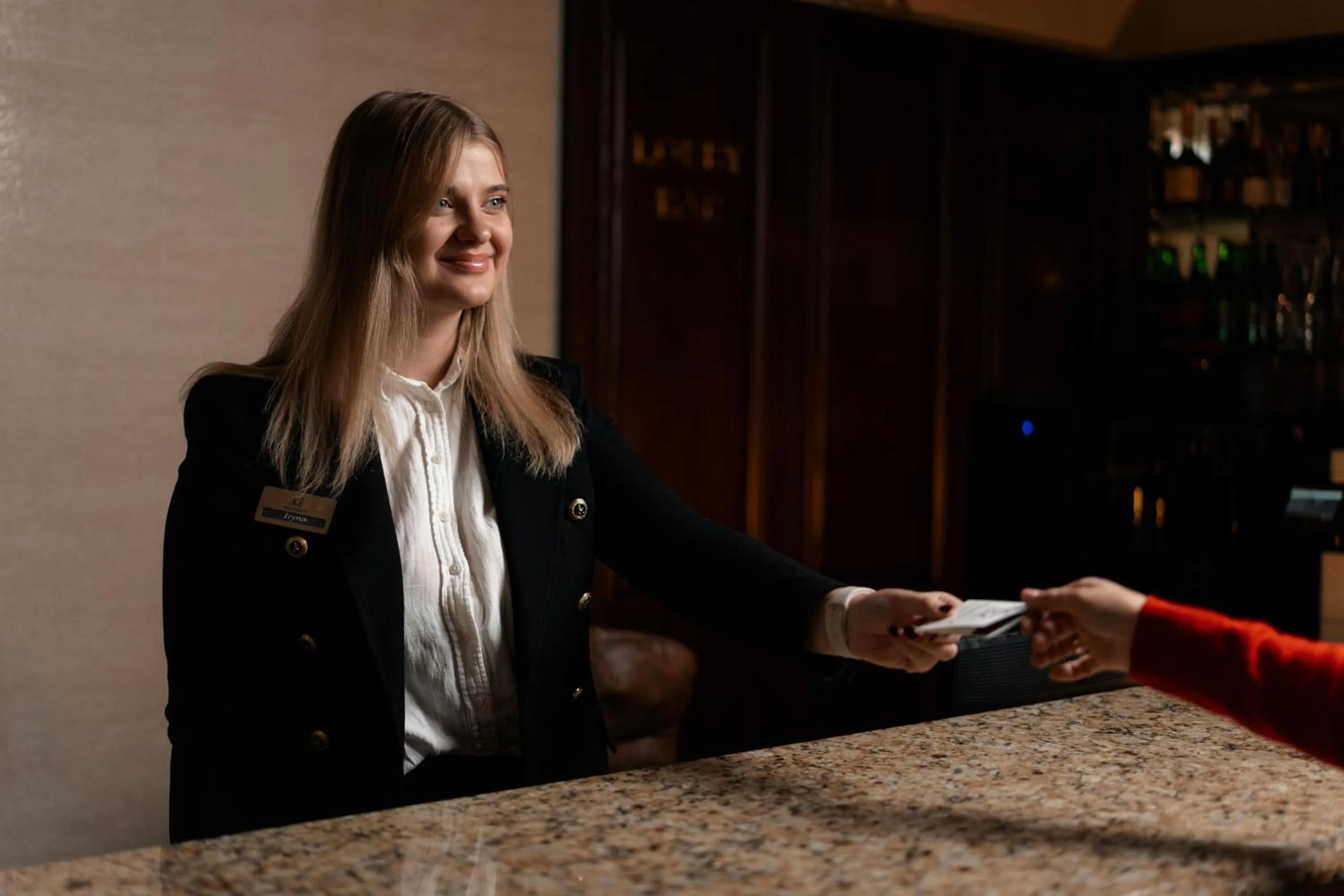 Lobby or reception in Hotel France