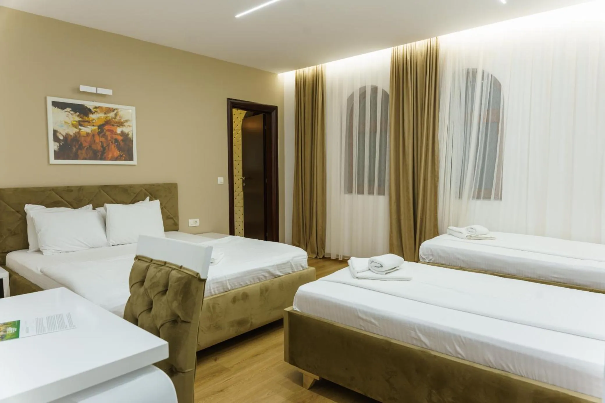 Bed in Hotel Camp Karagaq