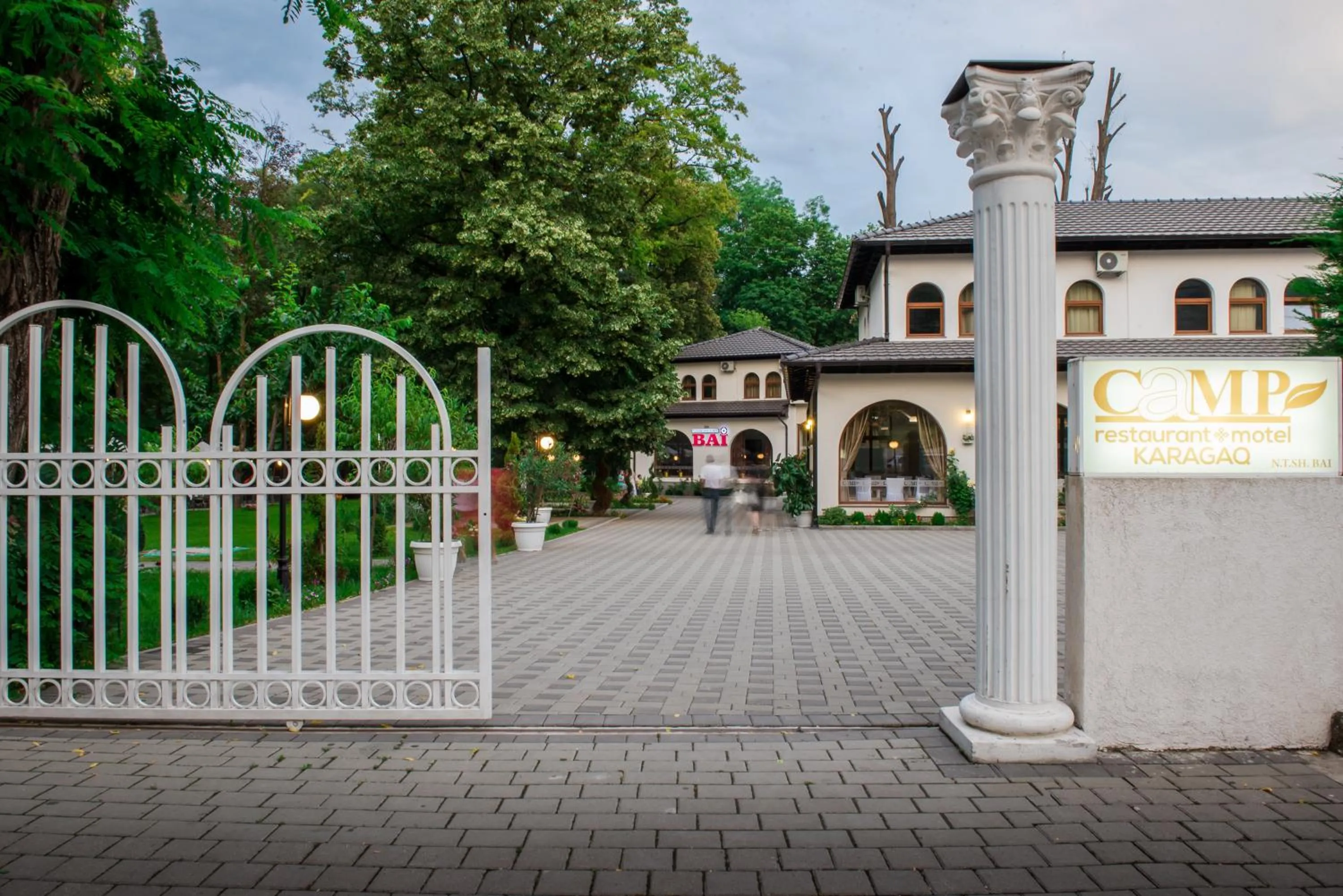 Facade/entrance in Hotel Camp Karagaq