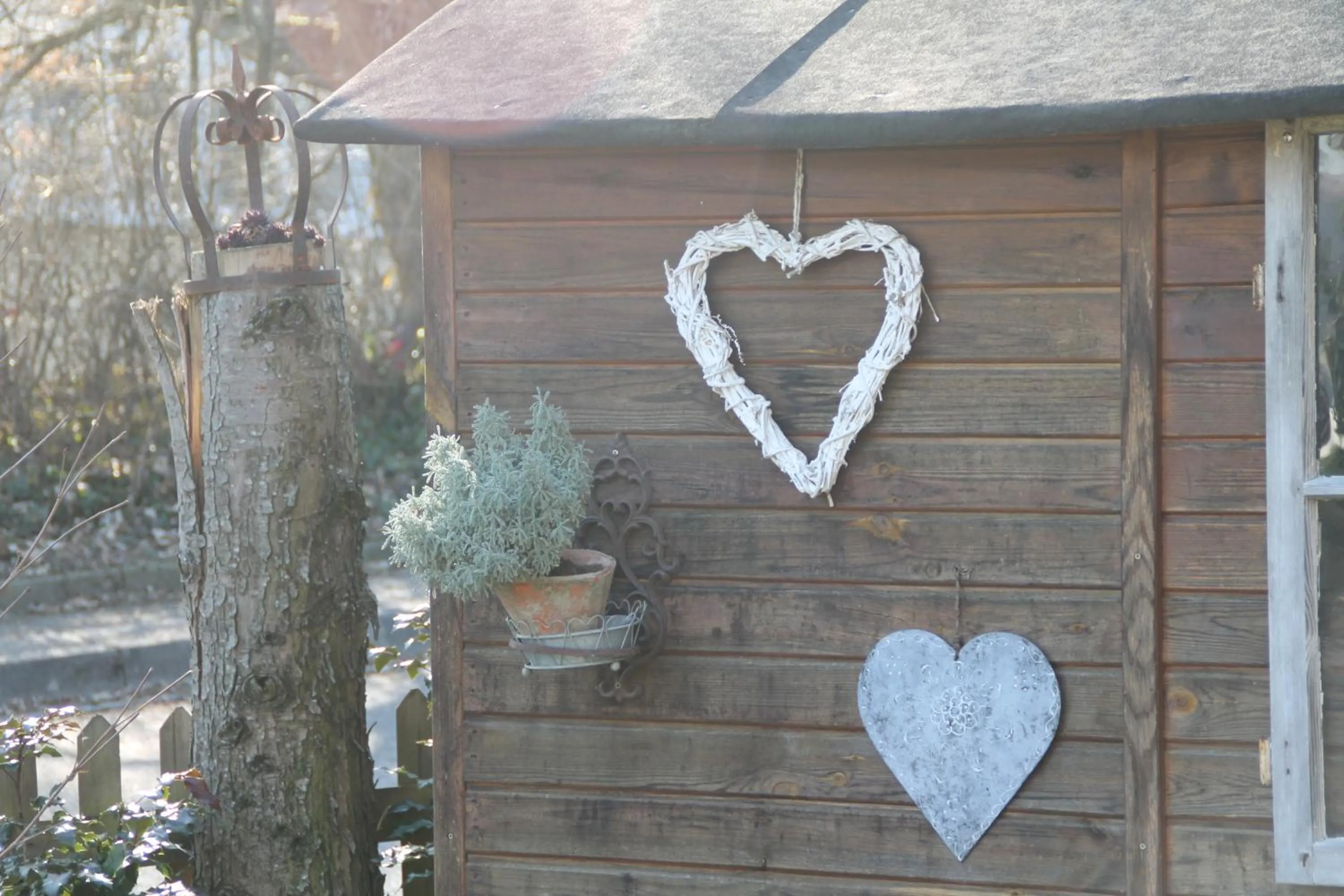 Garden in Ferienwohnung mit HERZ in Laufenburg