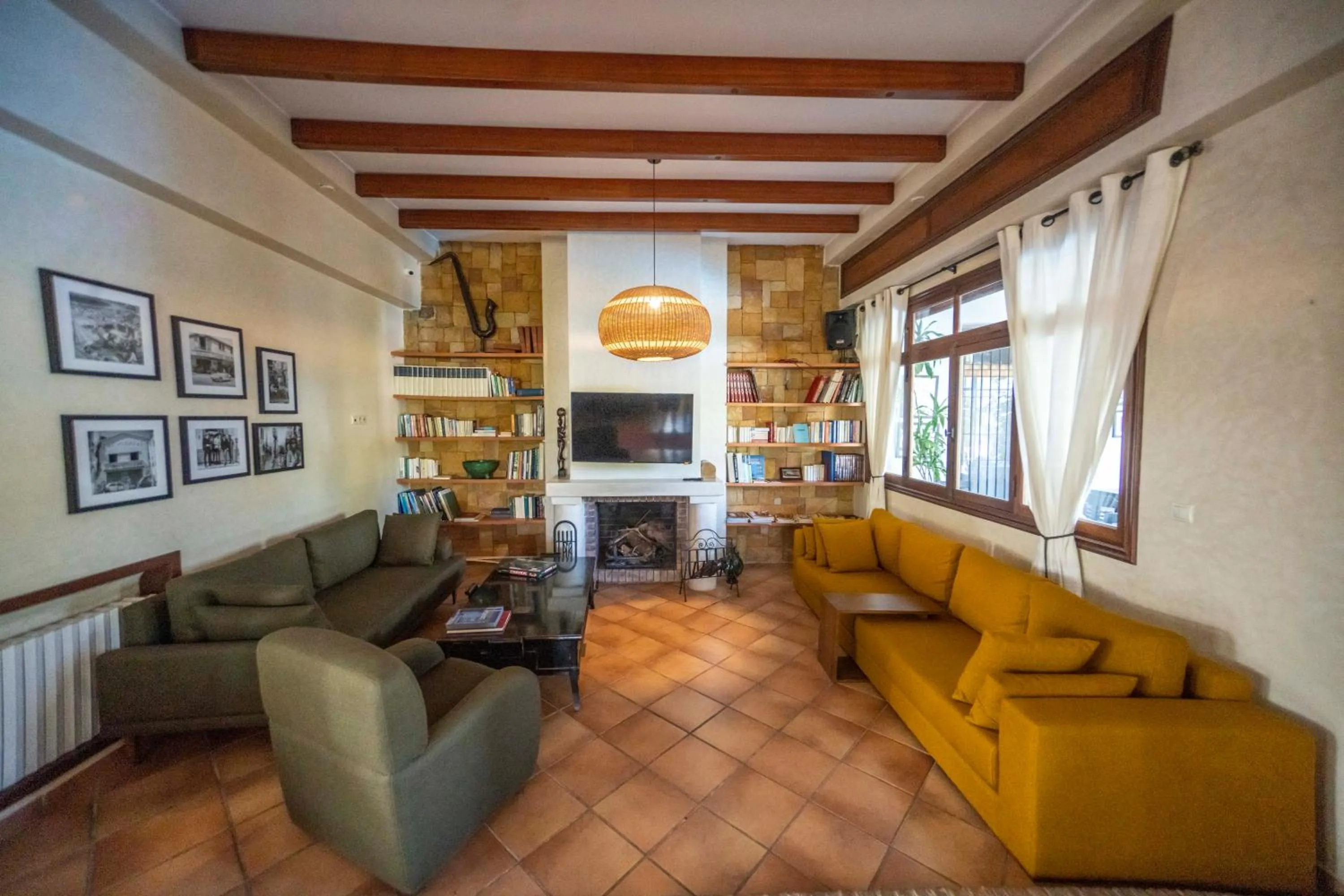 Communal lounge/ TV room in Dar Tanja Boutique Hotel