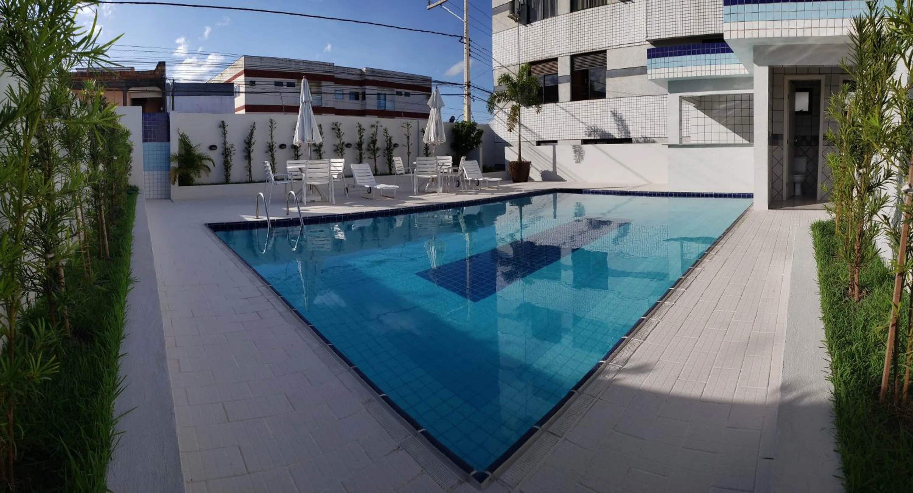 Pool view in Lord Plaza Hotel