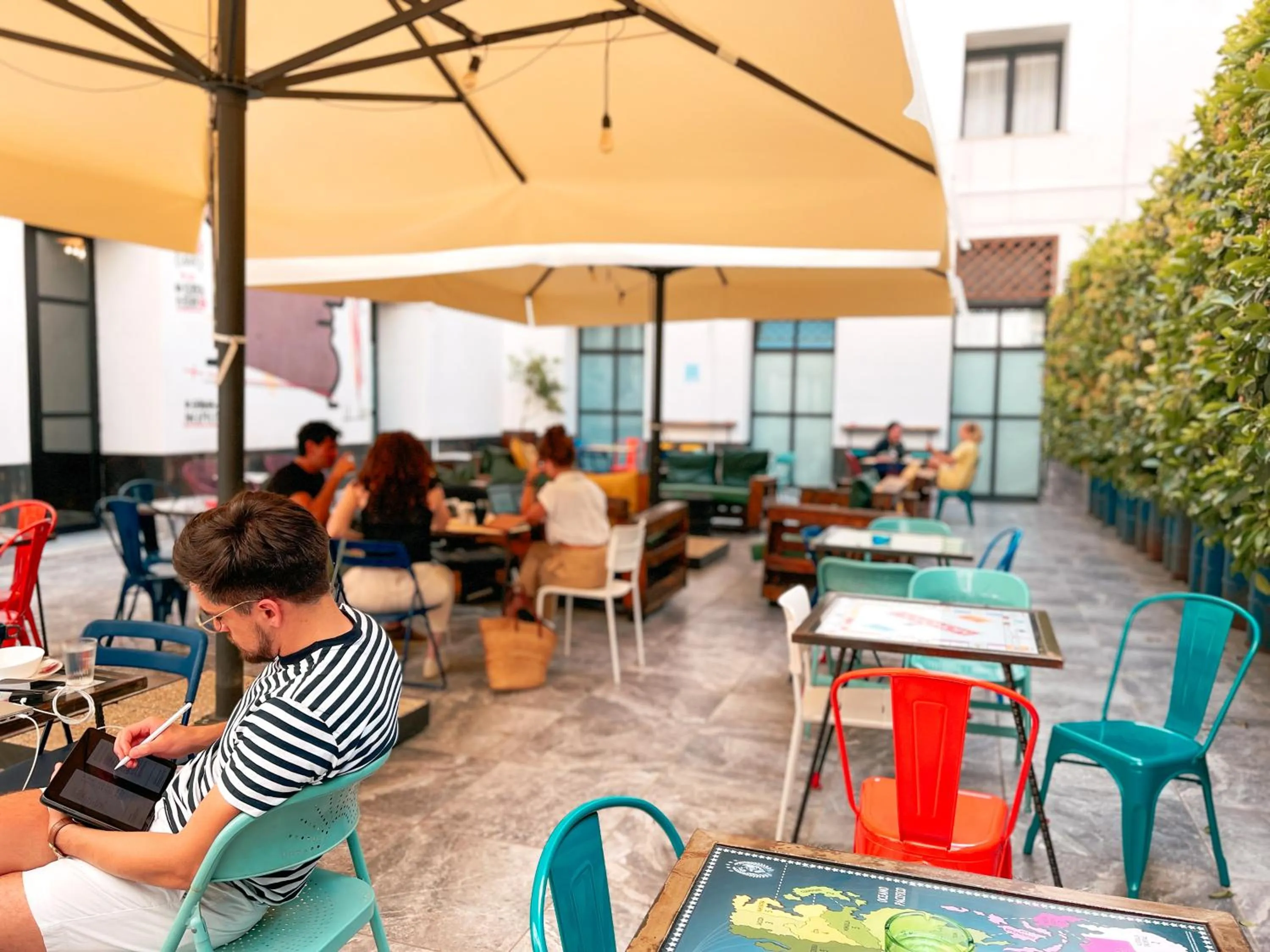 Balcony/Terrace in NeapolitanTrips Hotel