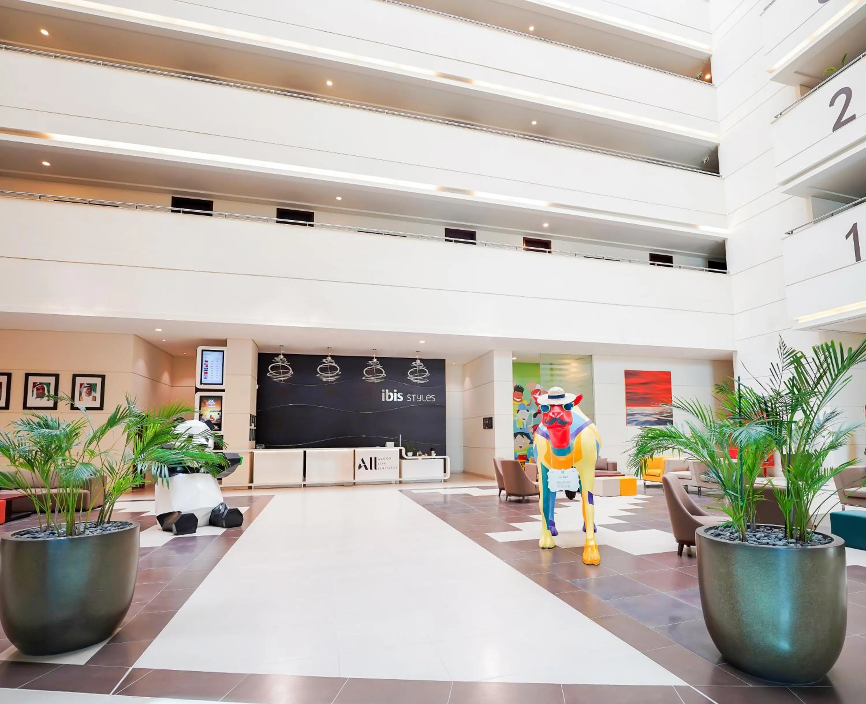 Lobby or reception in Ibis Styles Dragon Mart Dubai