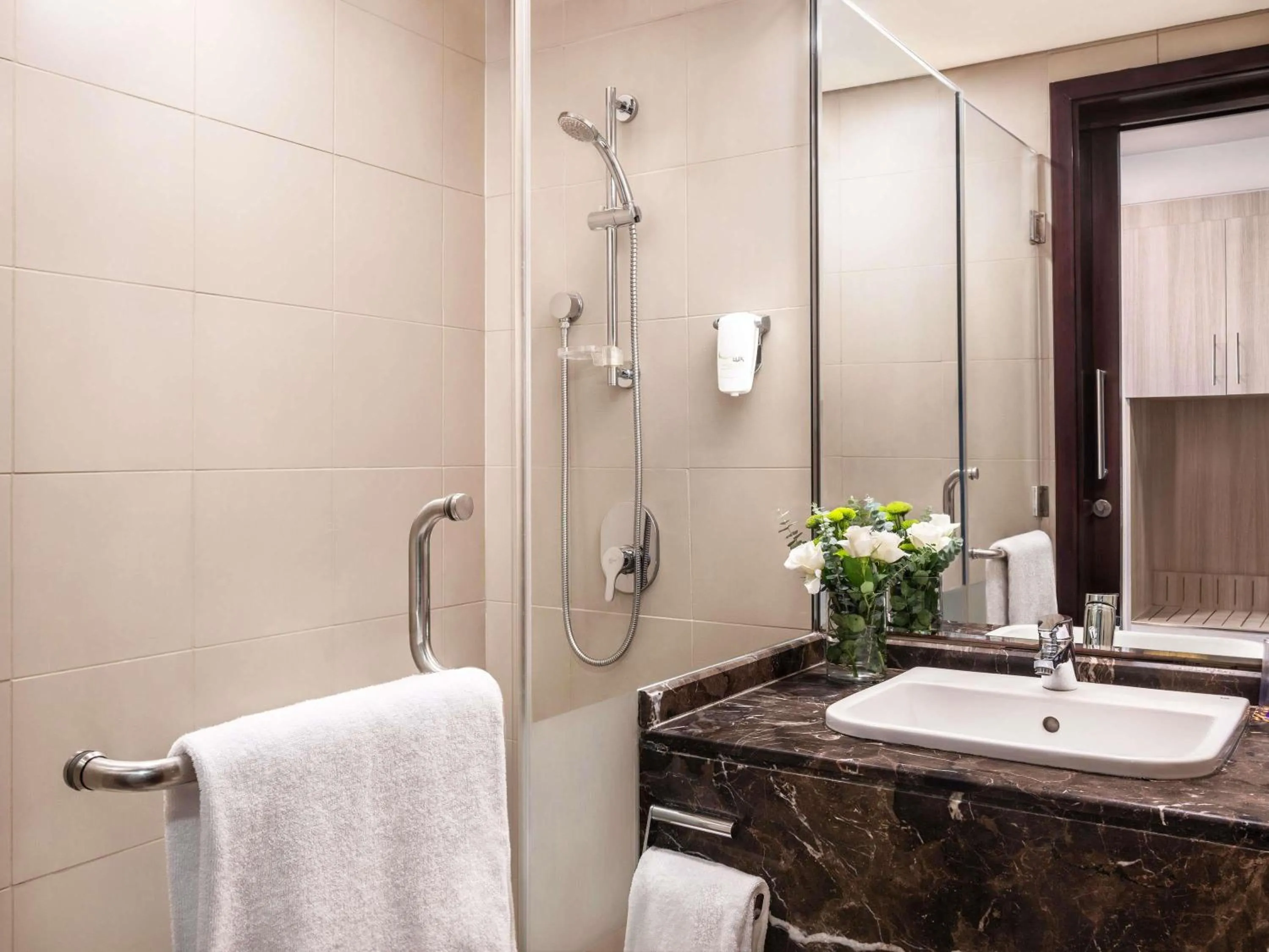 Bedroom in Ibis Styles Dragon Mart Dubai