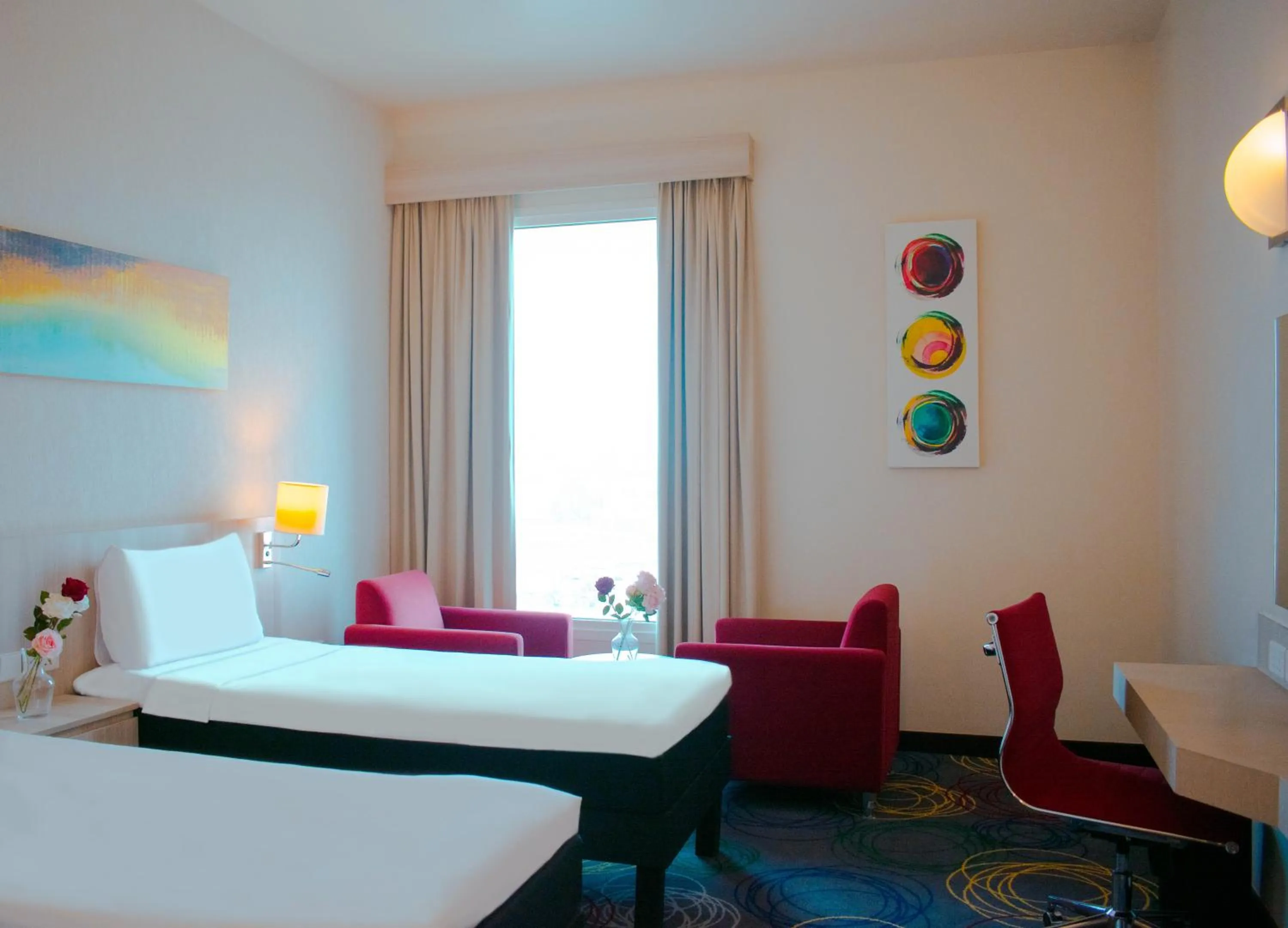 Bedroom, Bed in Ibis Styles Dragon Mart Dubai