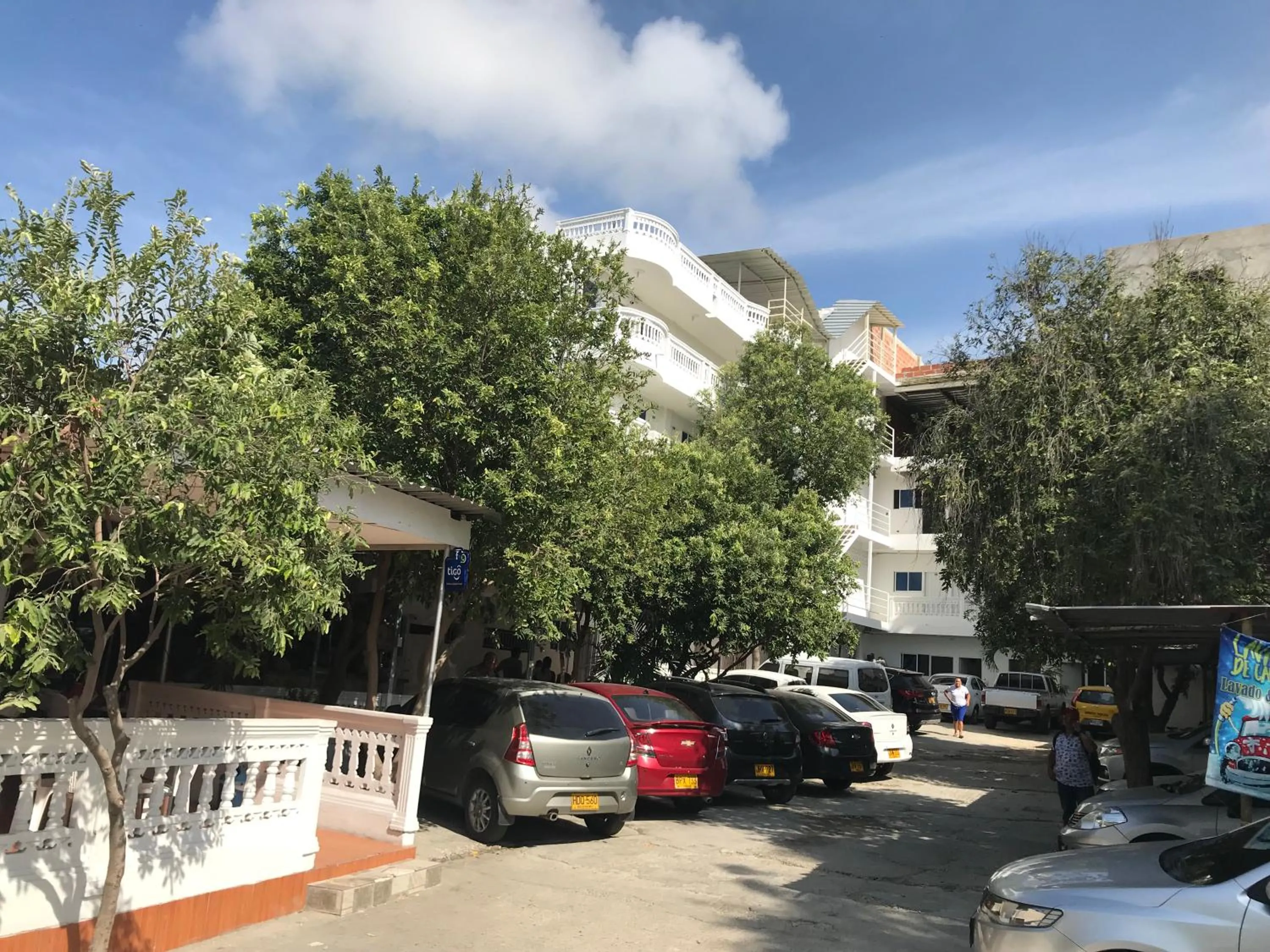 Patio in Hotel Y Restaurante La Quinta