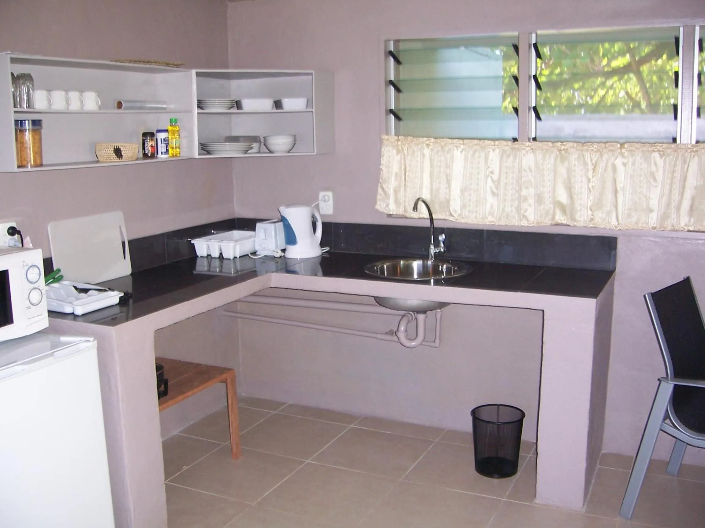 Kitchen or kitchenette in Savaii Lagoon Resort