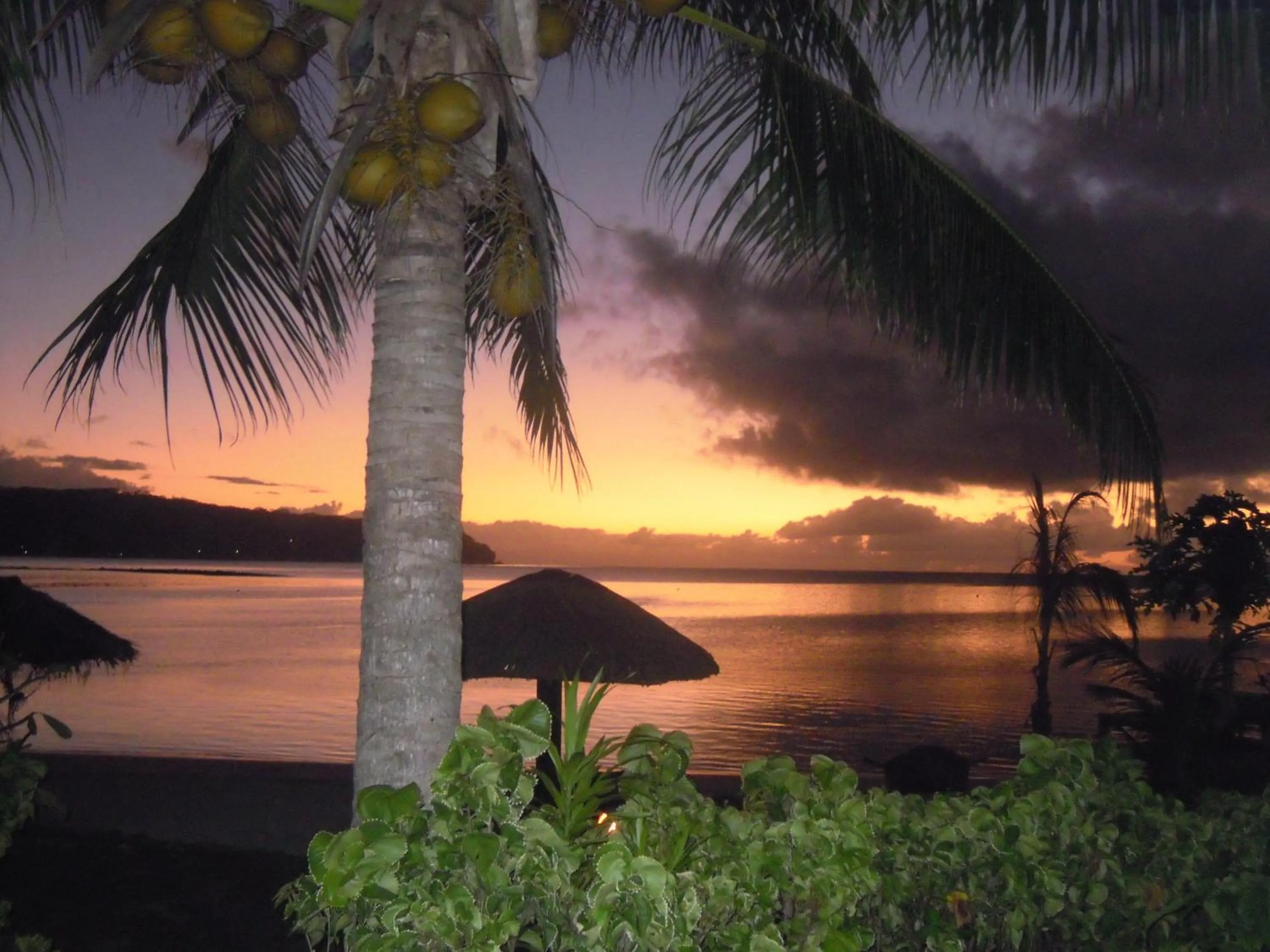 Sunset in Savaii Lagoon Resort