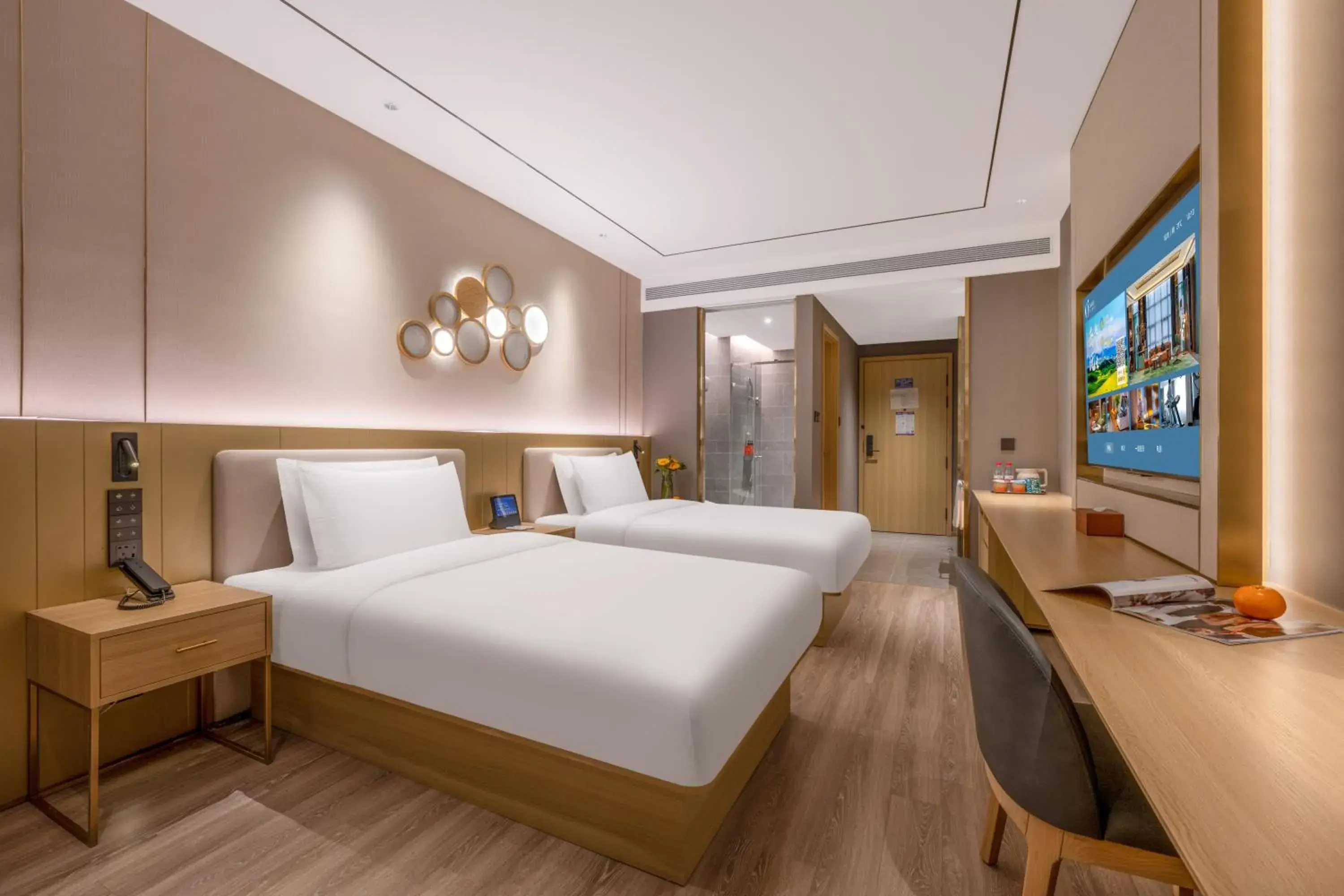 Twin Room in Orange Hotel Zhuhai Hengqin Chimelong Twin Room in Orange Hotel Zhuhai Hengqin Chimelong