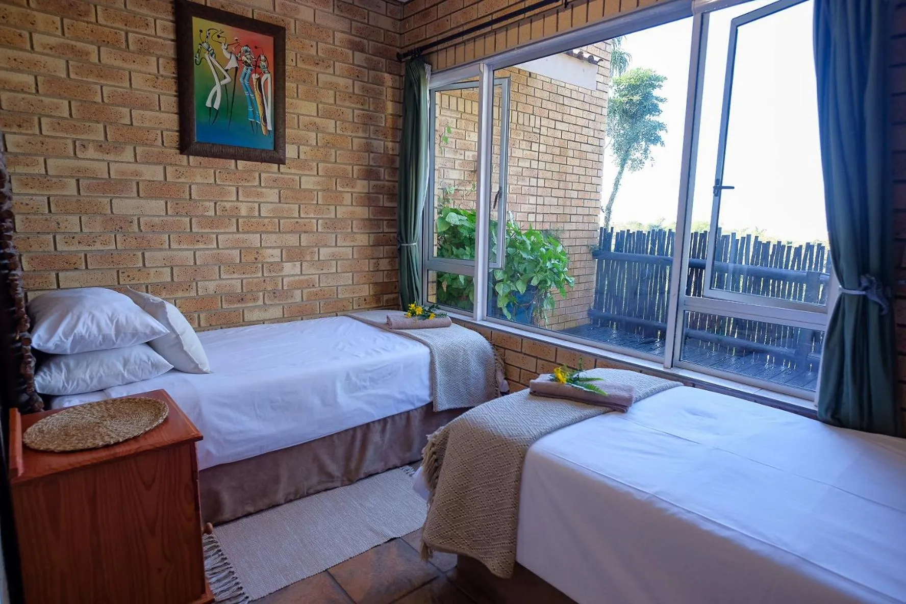 Bed in Ingwenya Lodge