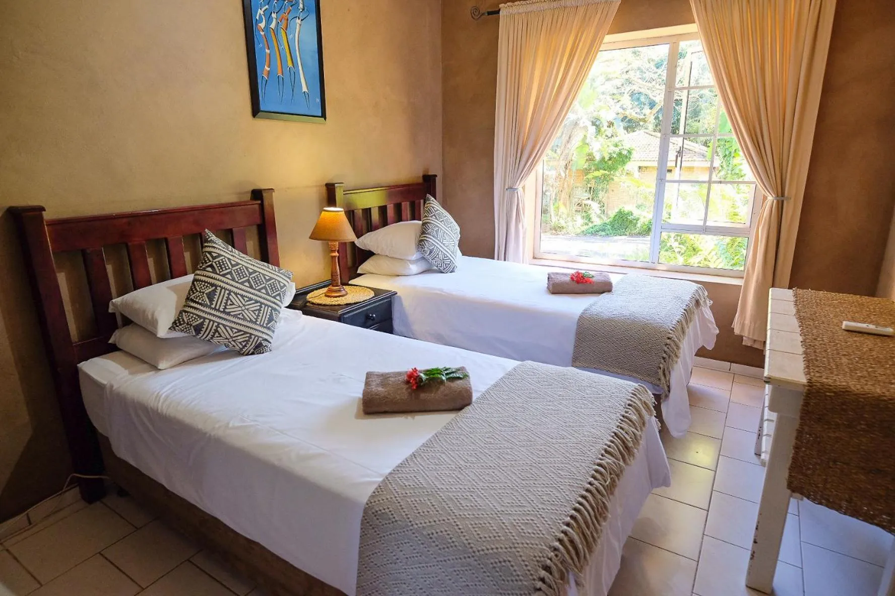 Bed in Ingwenya Lodge
