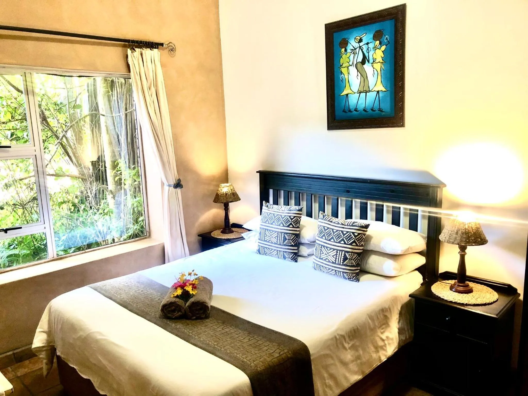 Bedroom, Bed in Ingwenya Lodge