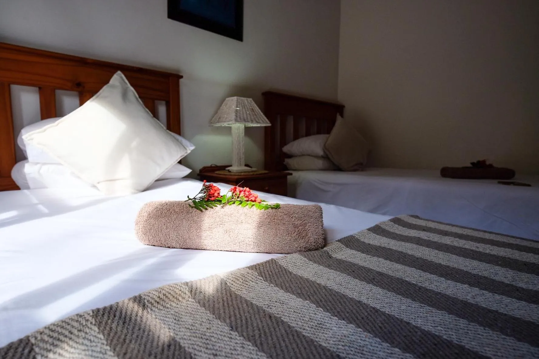 Bed in Ingwenya Lodge