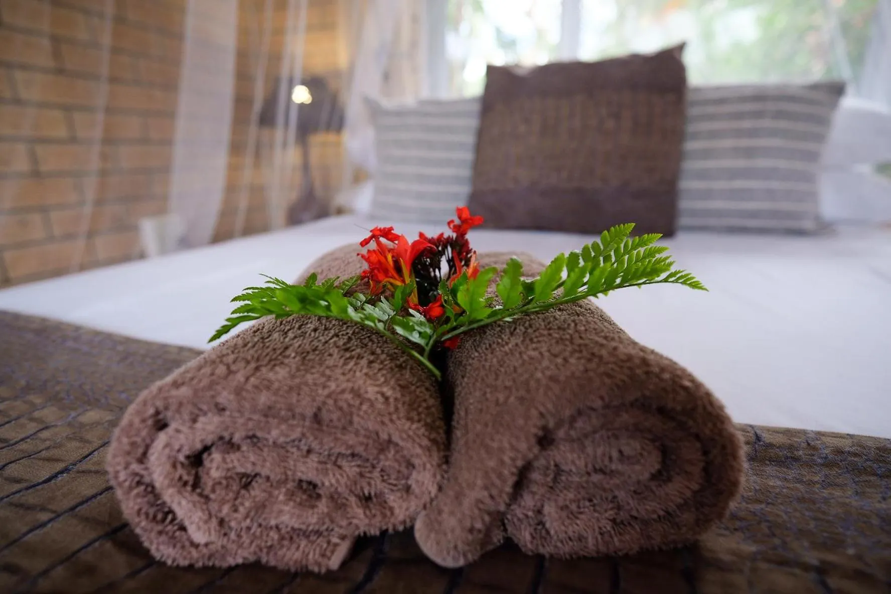 Bed in Ingwenya Lodge