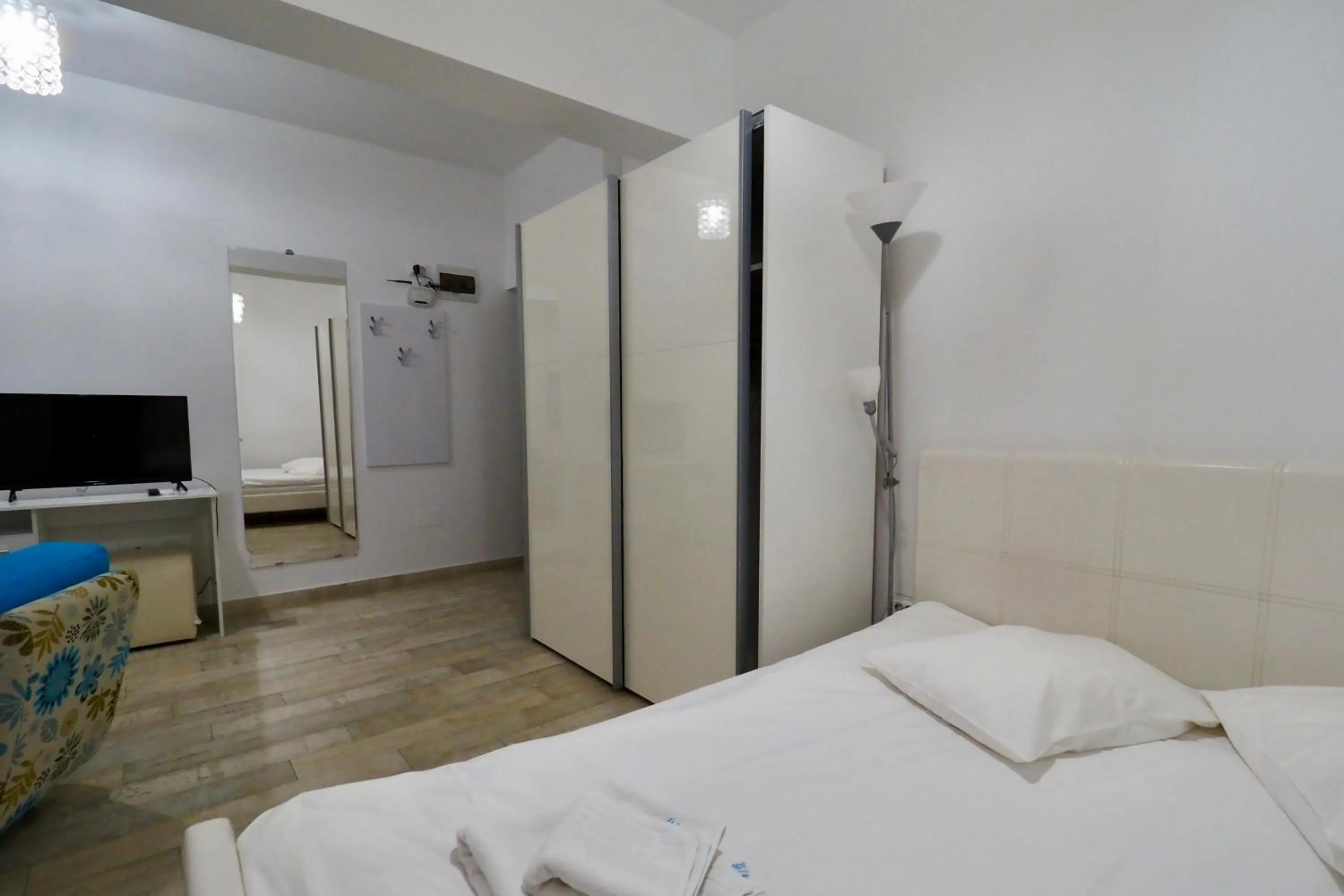 Bed in Iassium Residence Iasi