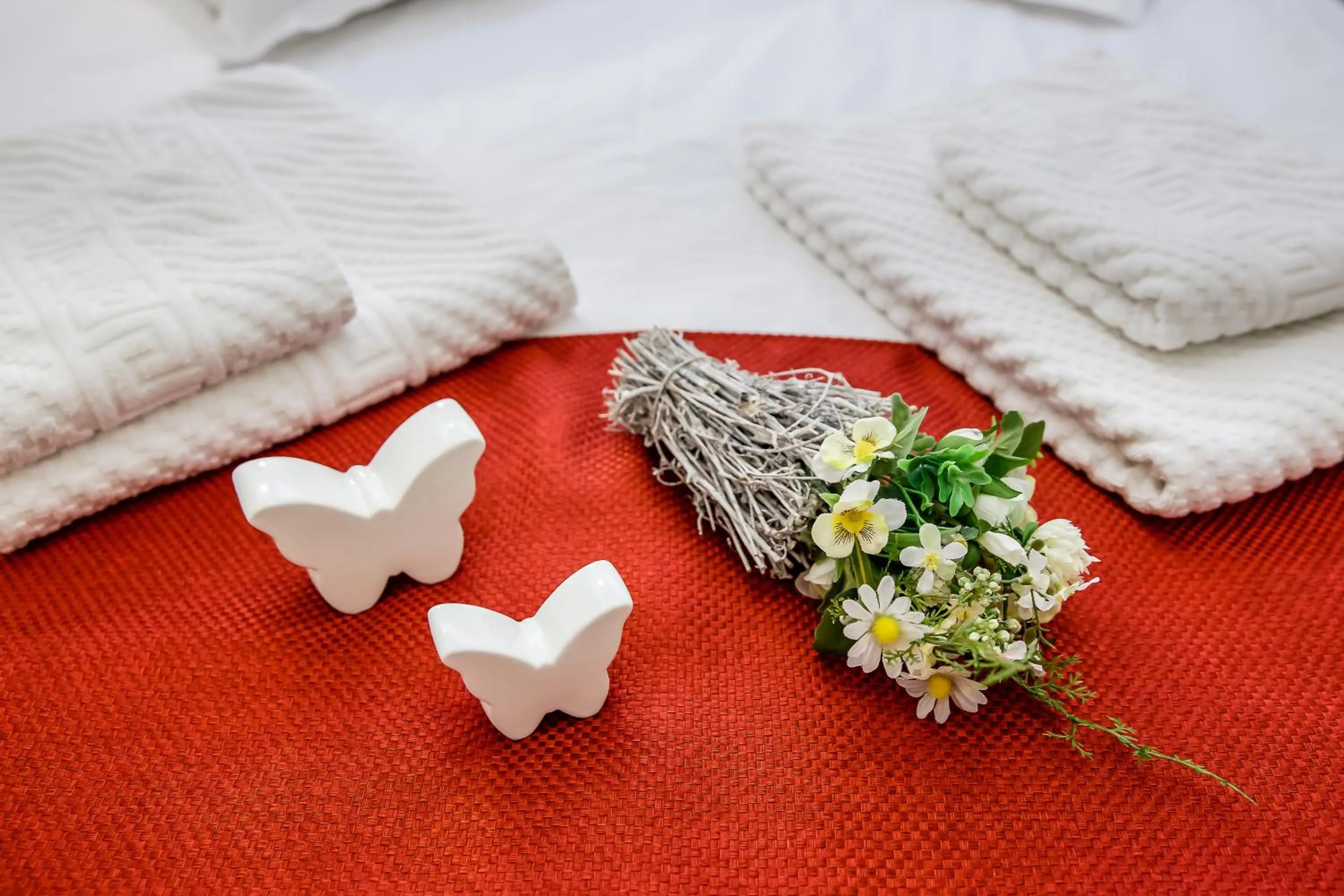 Decorative detail, Bed in Iassium Residence Iasi