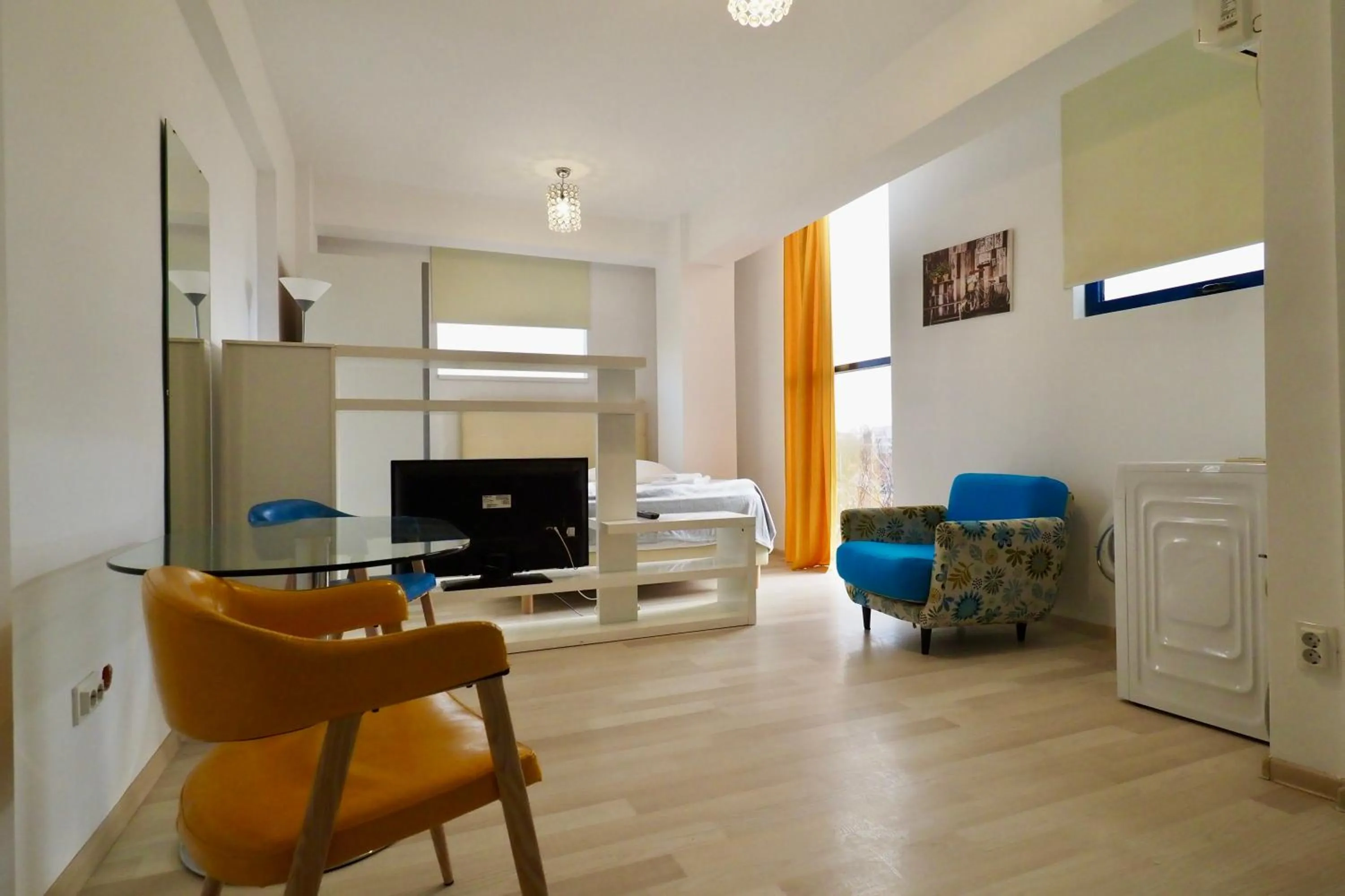 Bed in Iassium Residence Iasi