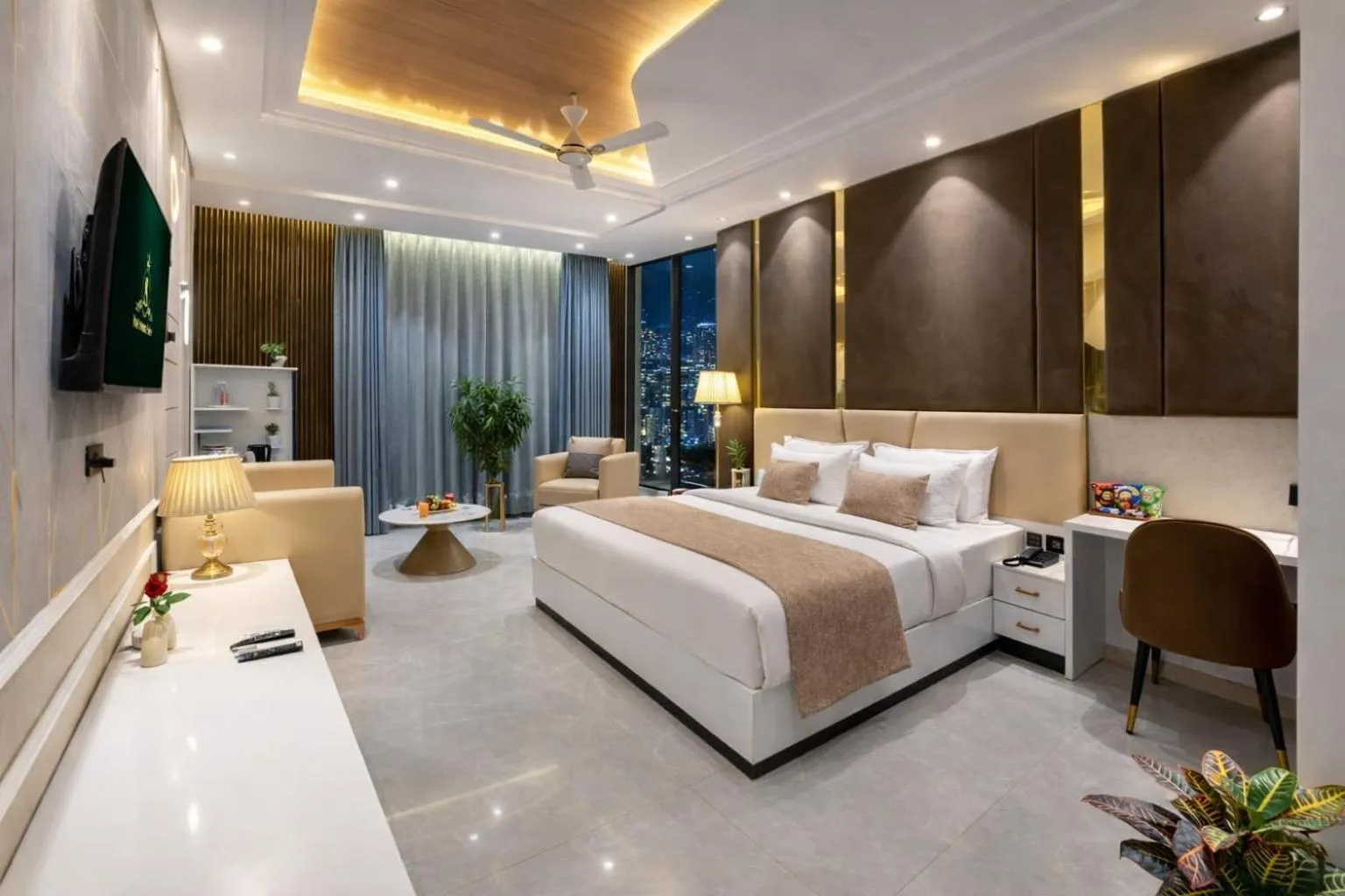 Photo of the whole room in Hotel Aroma Suites Delhi Airport