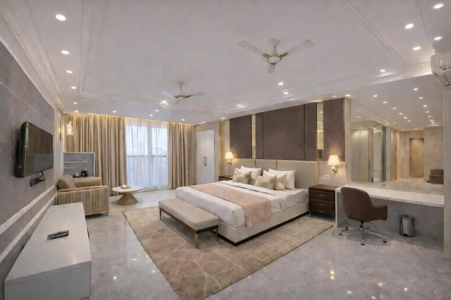 Photo of the whole room in Hotel Aroma Suites Delhi Airport