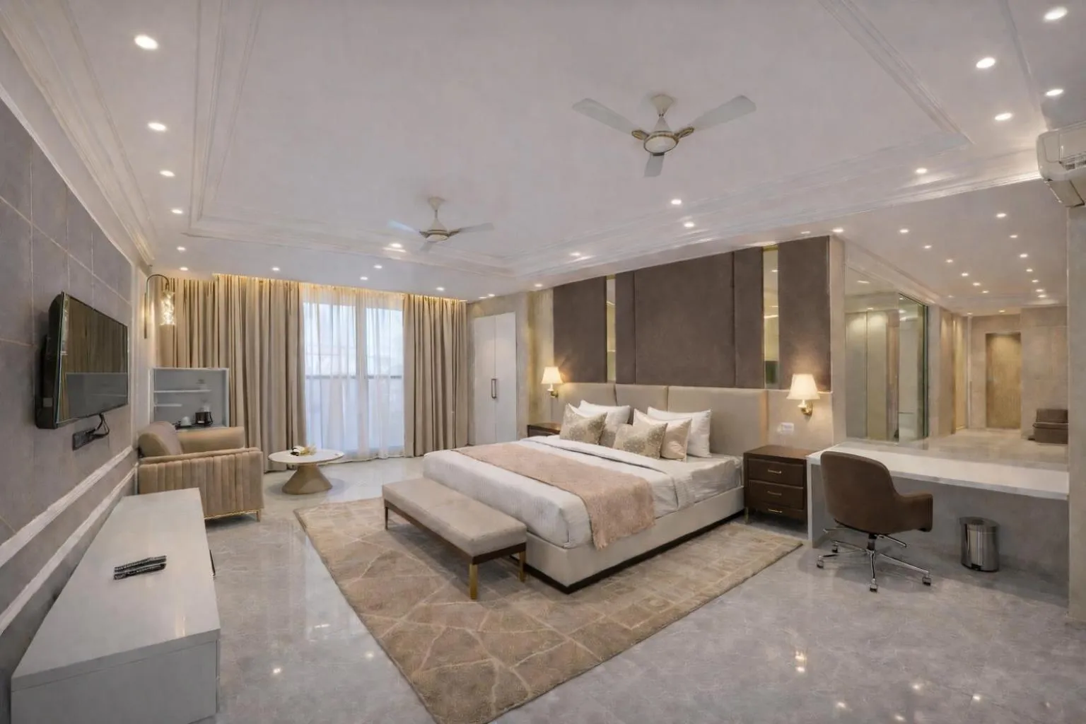 Photo of the whole room in Hotel Aroma Suites Delhi Airport
