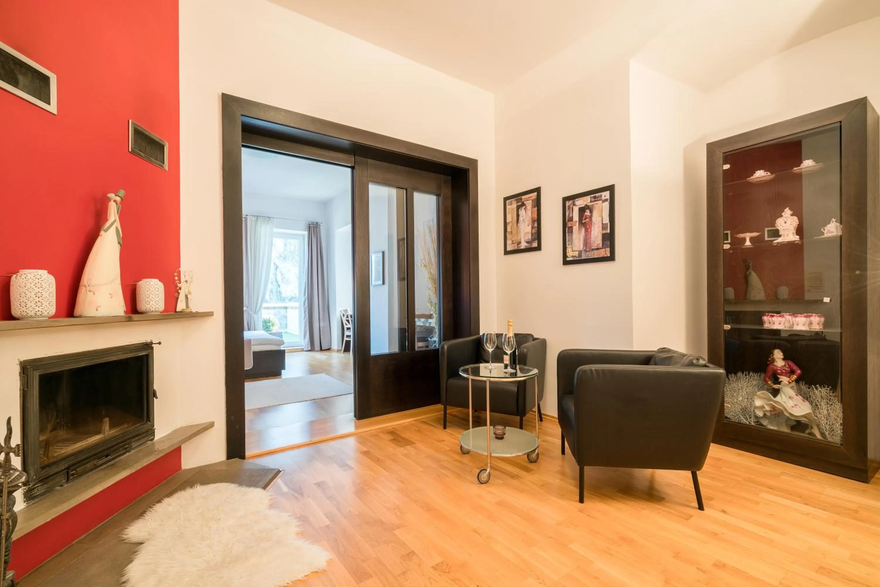 Living room in Kúria Beckov - Penzión