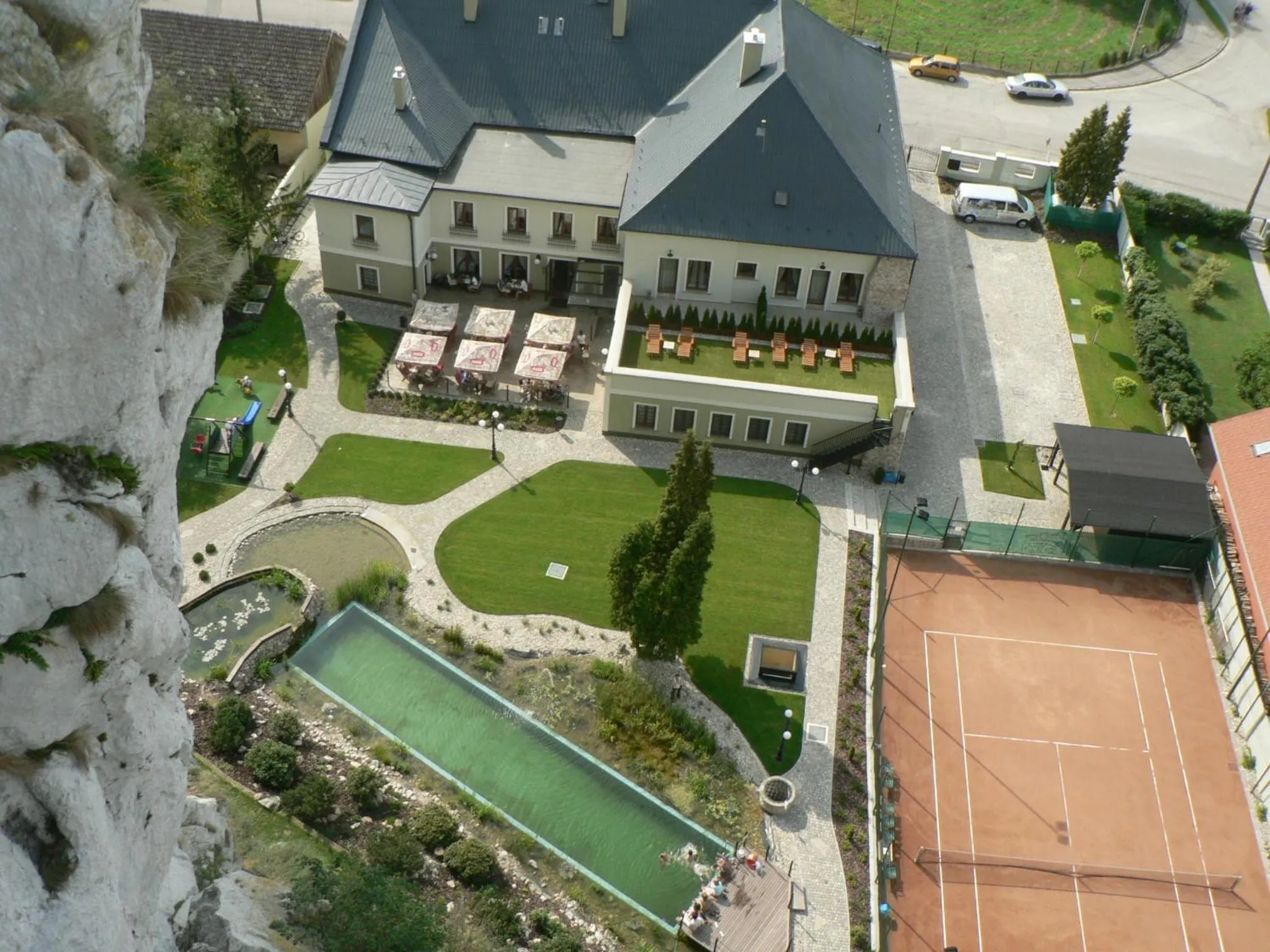 View (from property/room) in Kúria Beckov - Penzión