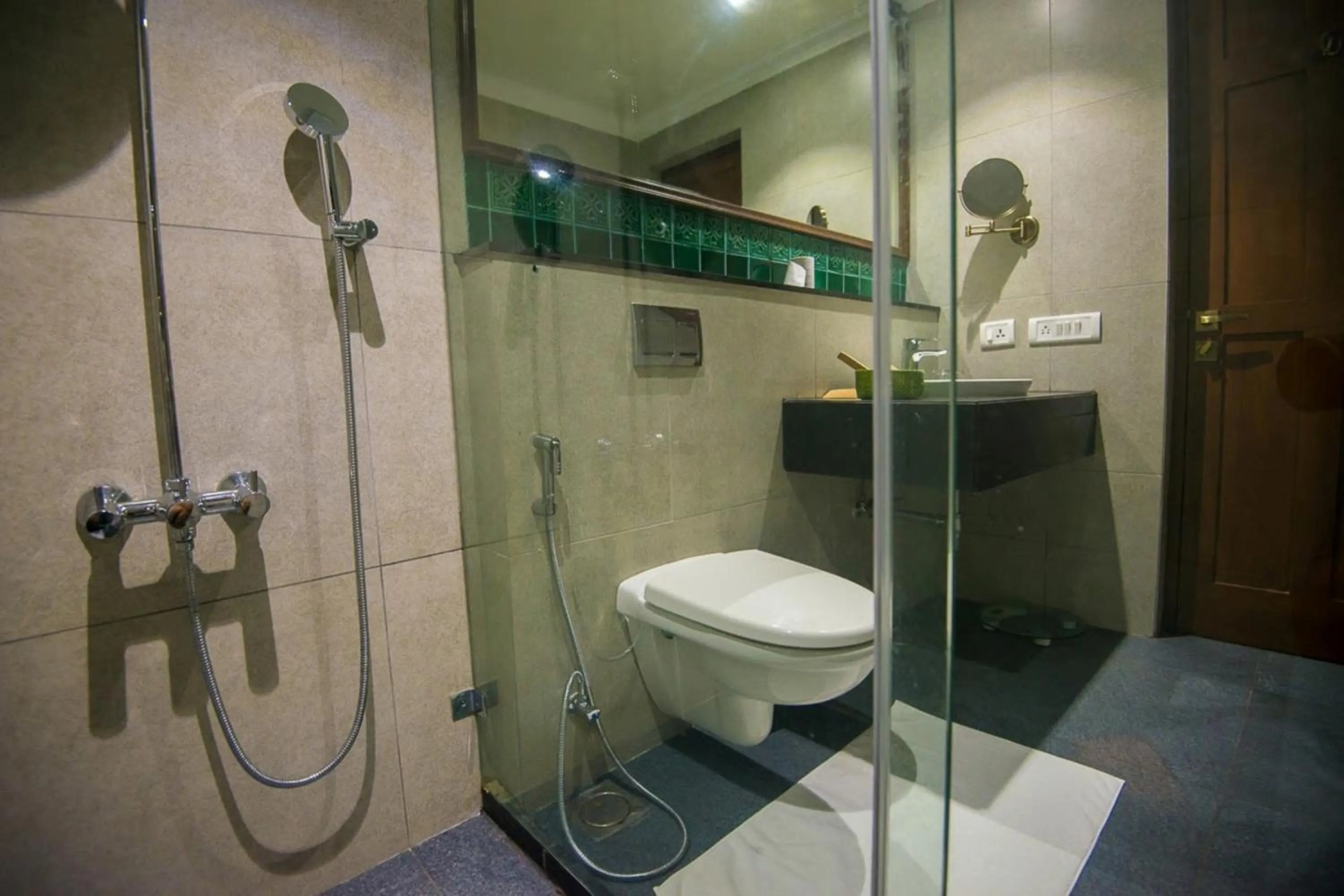 Shower in Svatma - A Luxury Heritage Resort