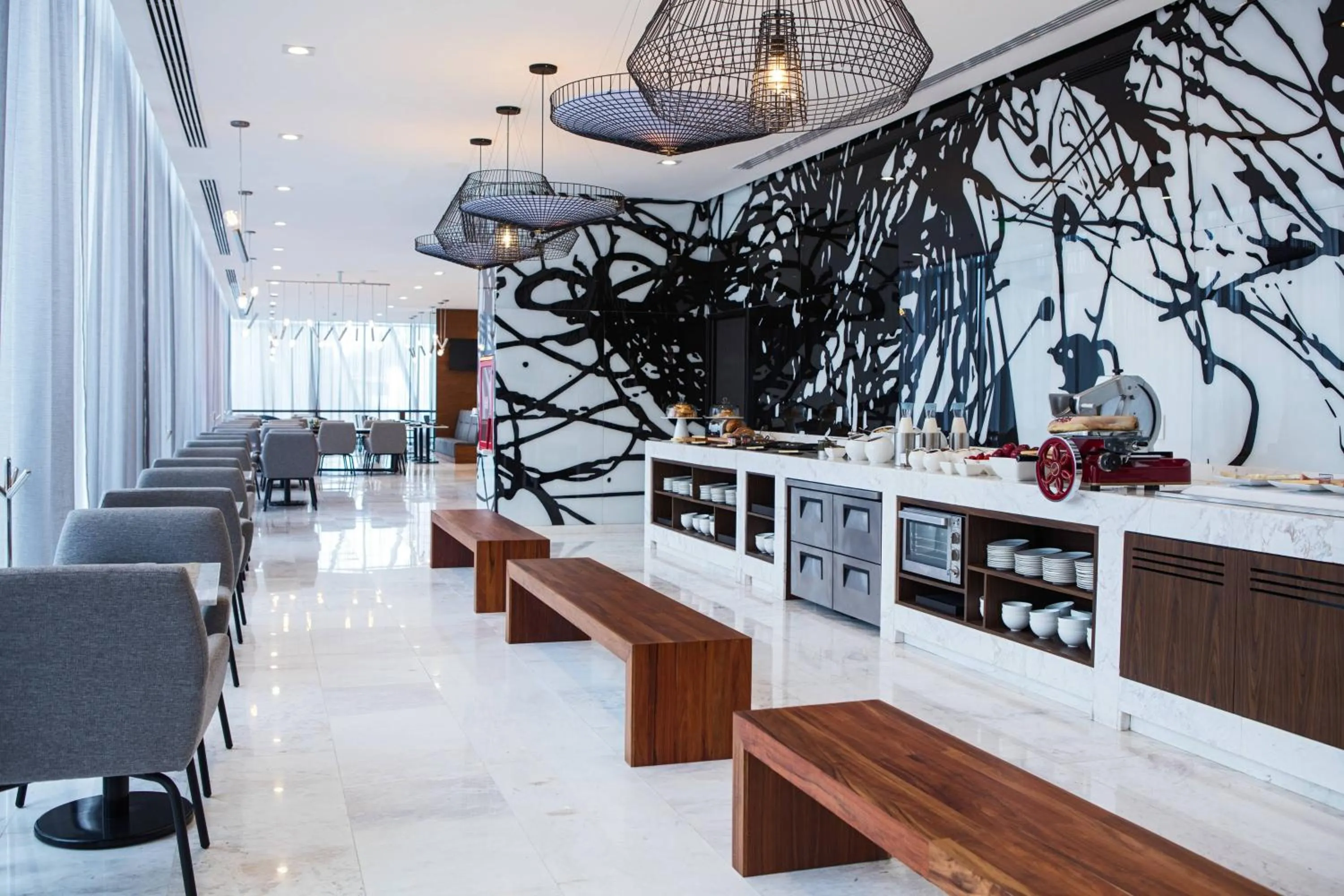 Kitchen or kitchenette in AC Hotel by Marriott Guadalajara Mexico