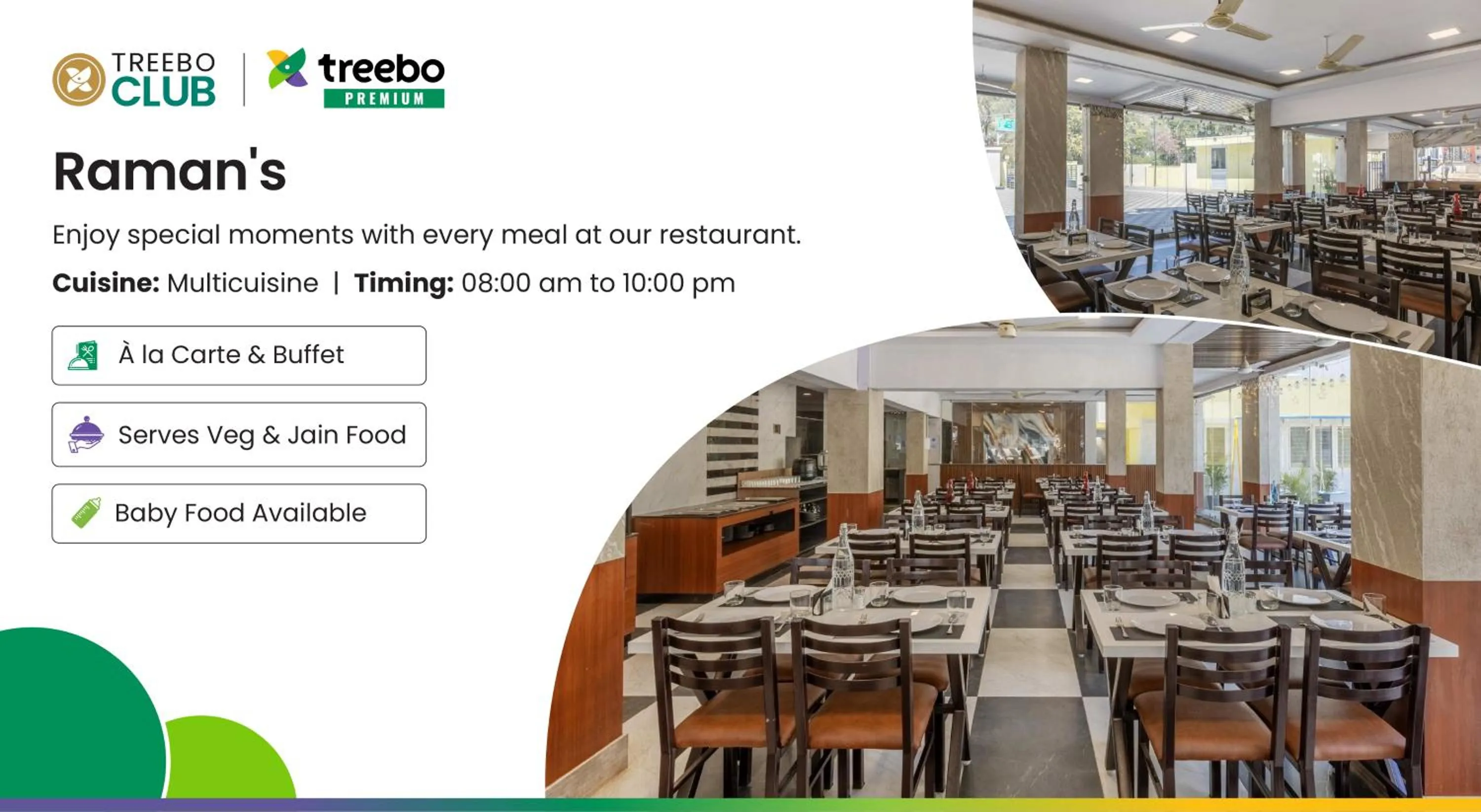 Restaurant/places to eat in Treebo Premium Emerald Dove