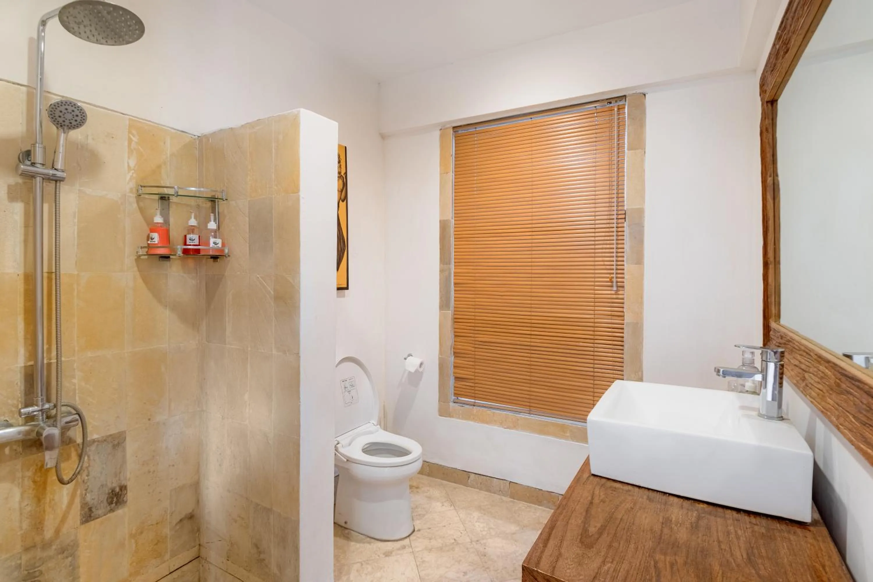 Shower in Two Lizards Beach Villas