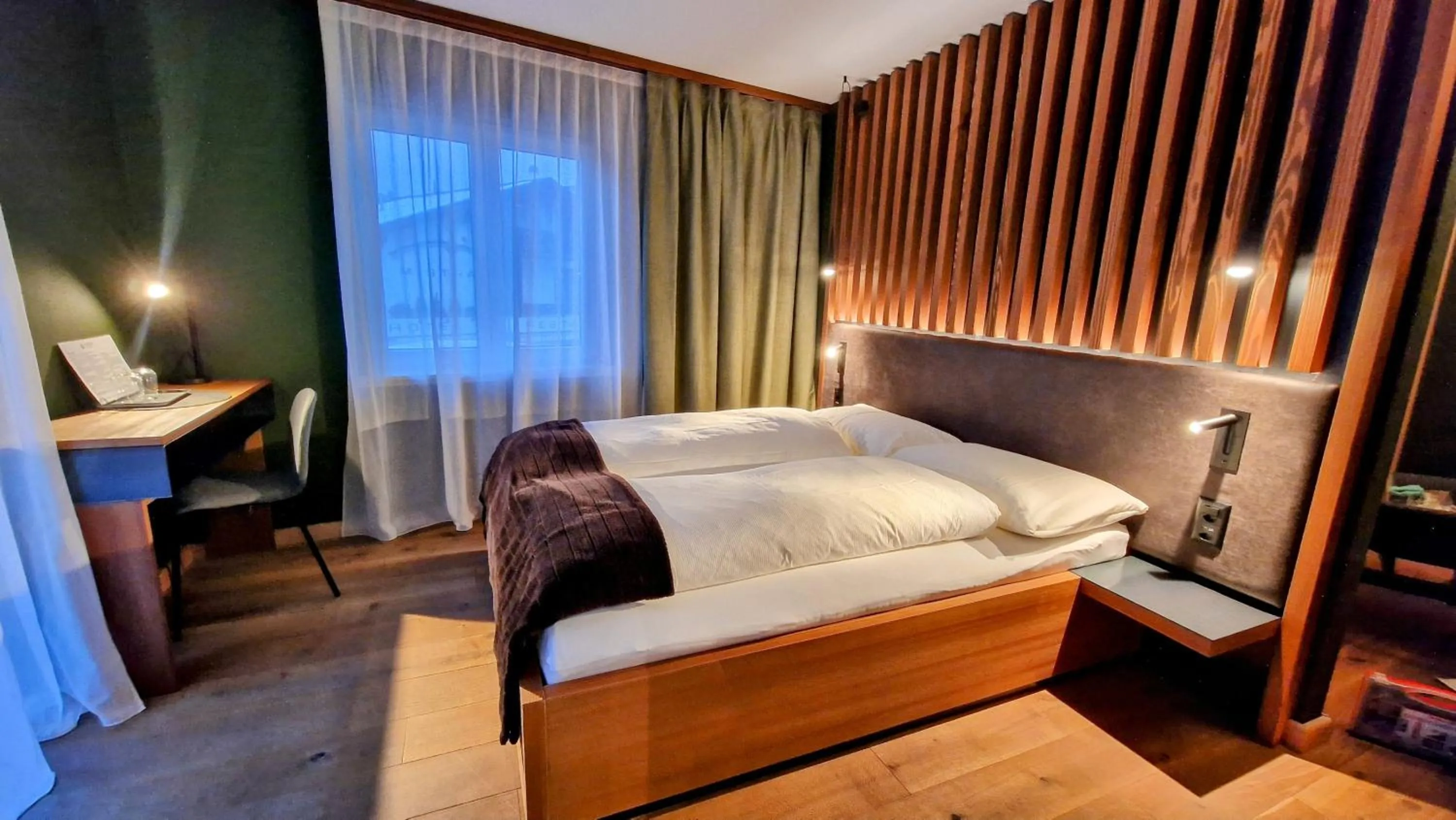 Bed in Amber Ski-in/out Hotel & Spa