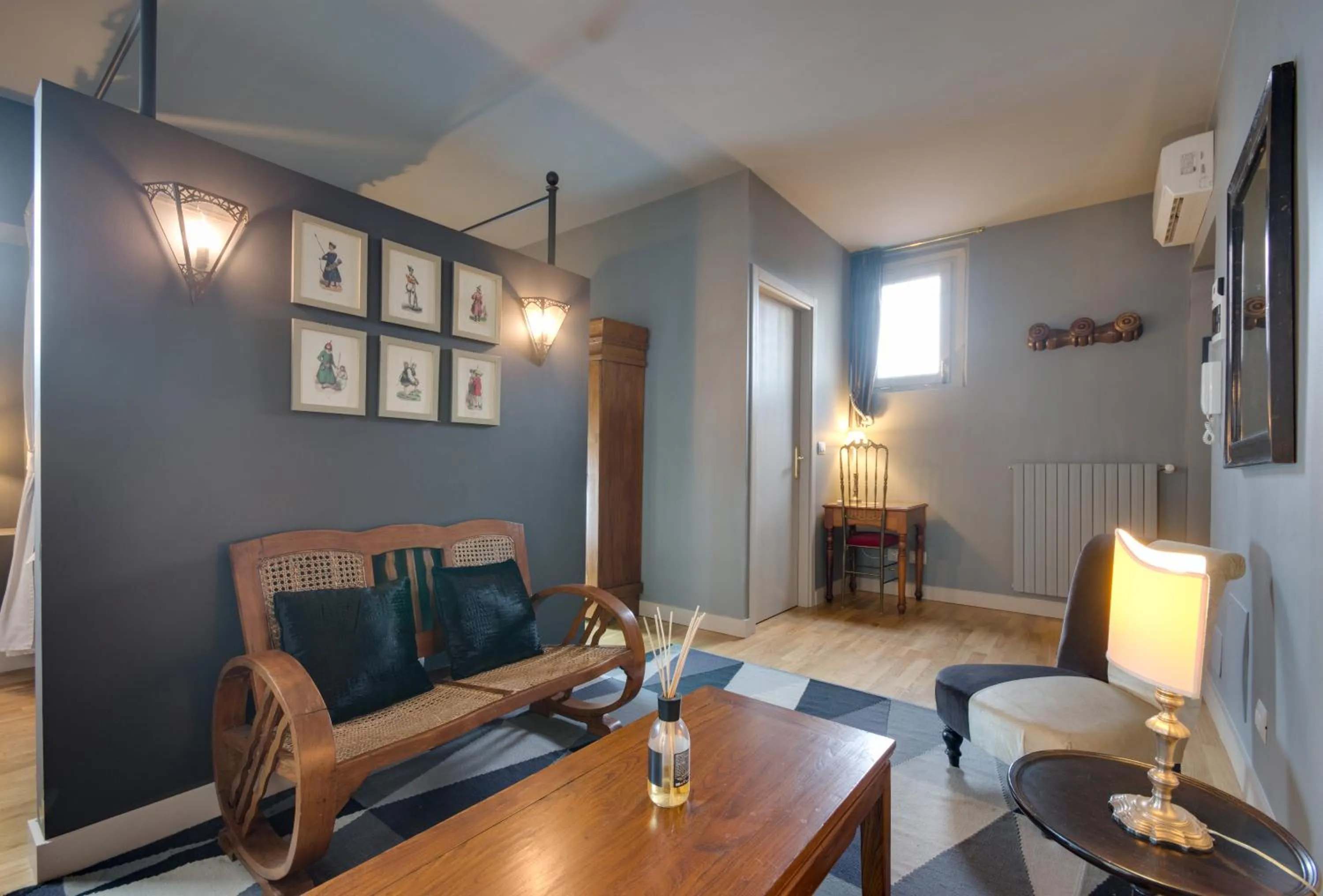 Living room in Porta Palace Apartments