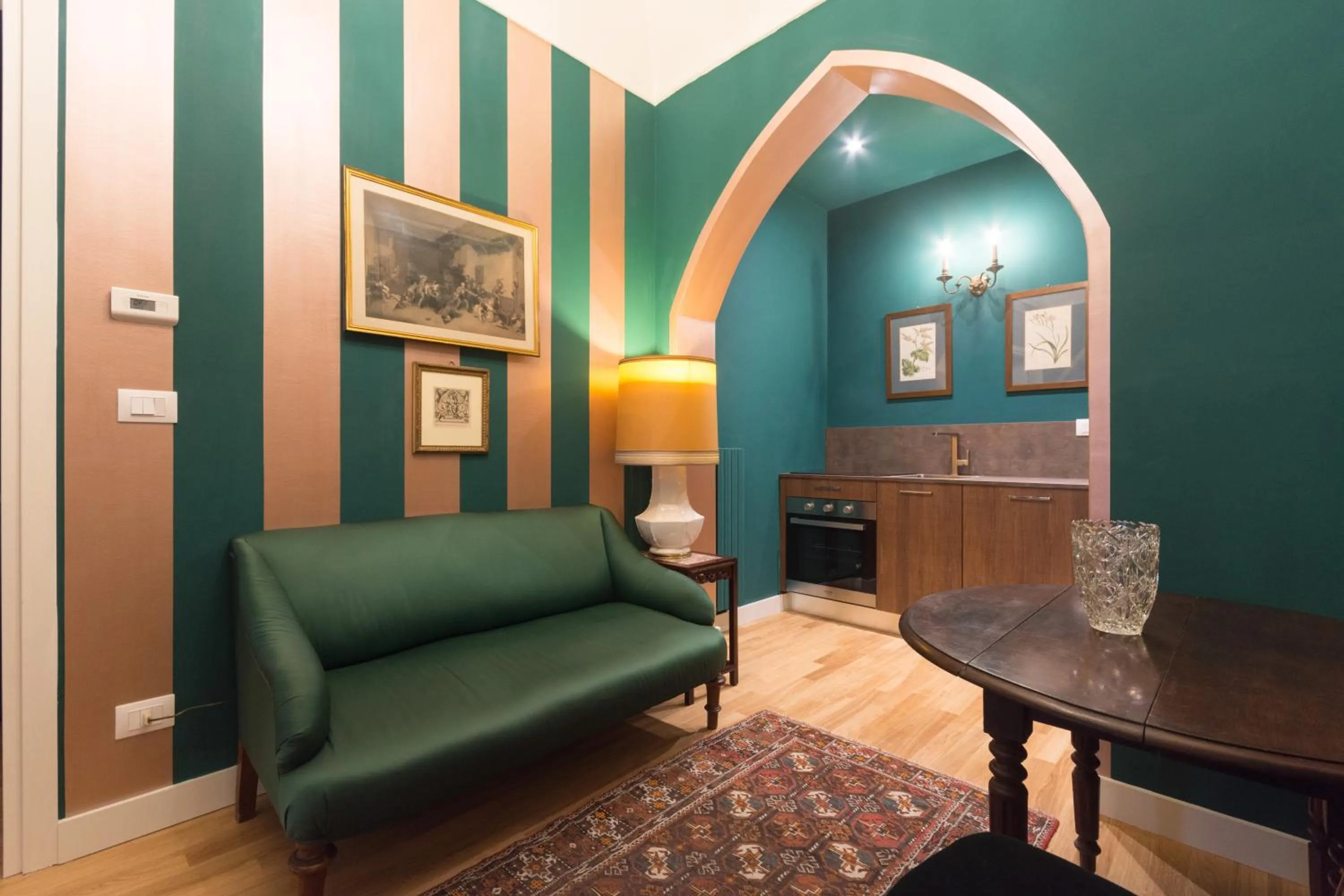 Living room in Porta Palace Apartments