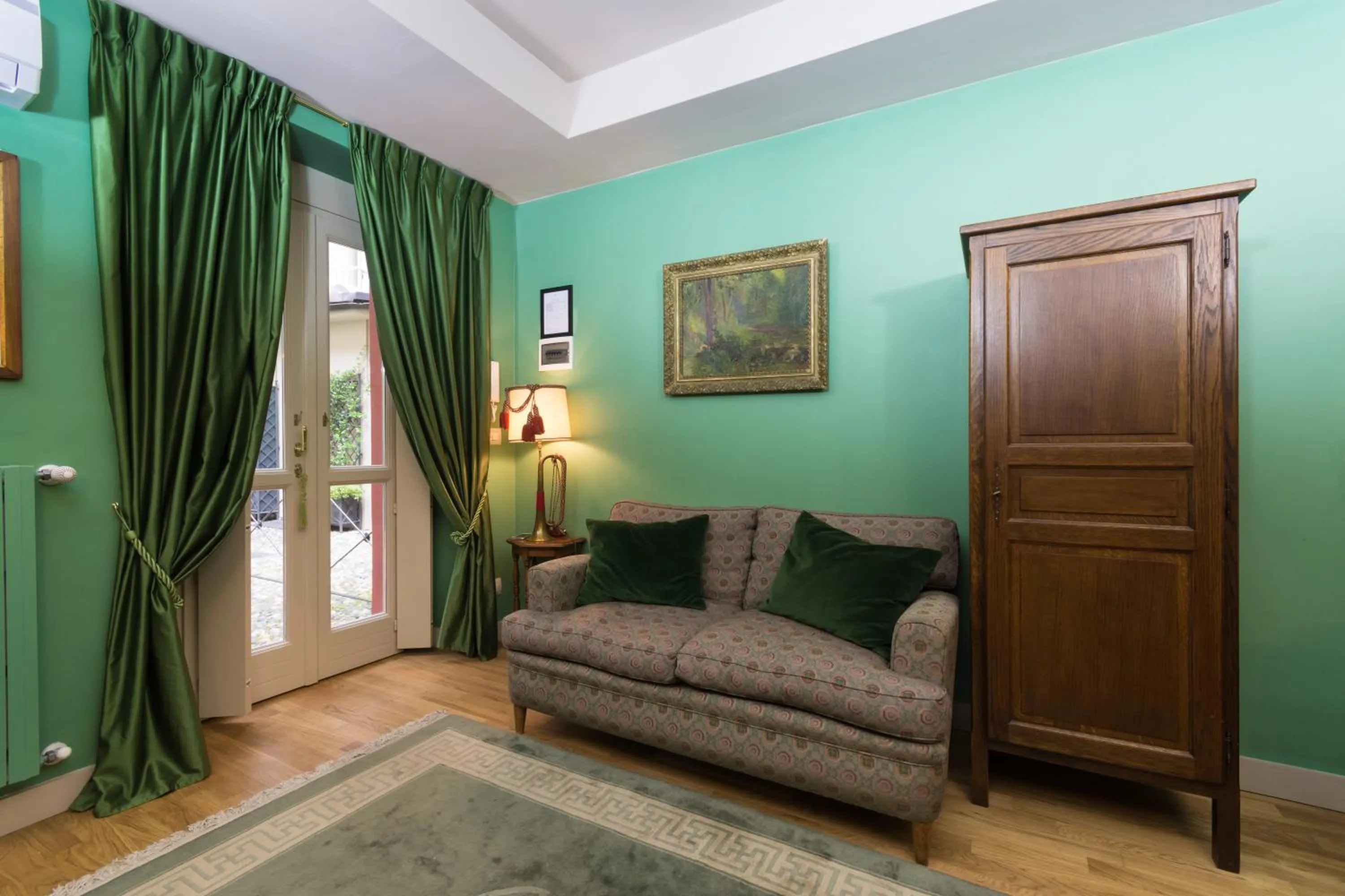 Living room in Porta Palace Apartments