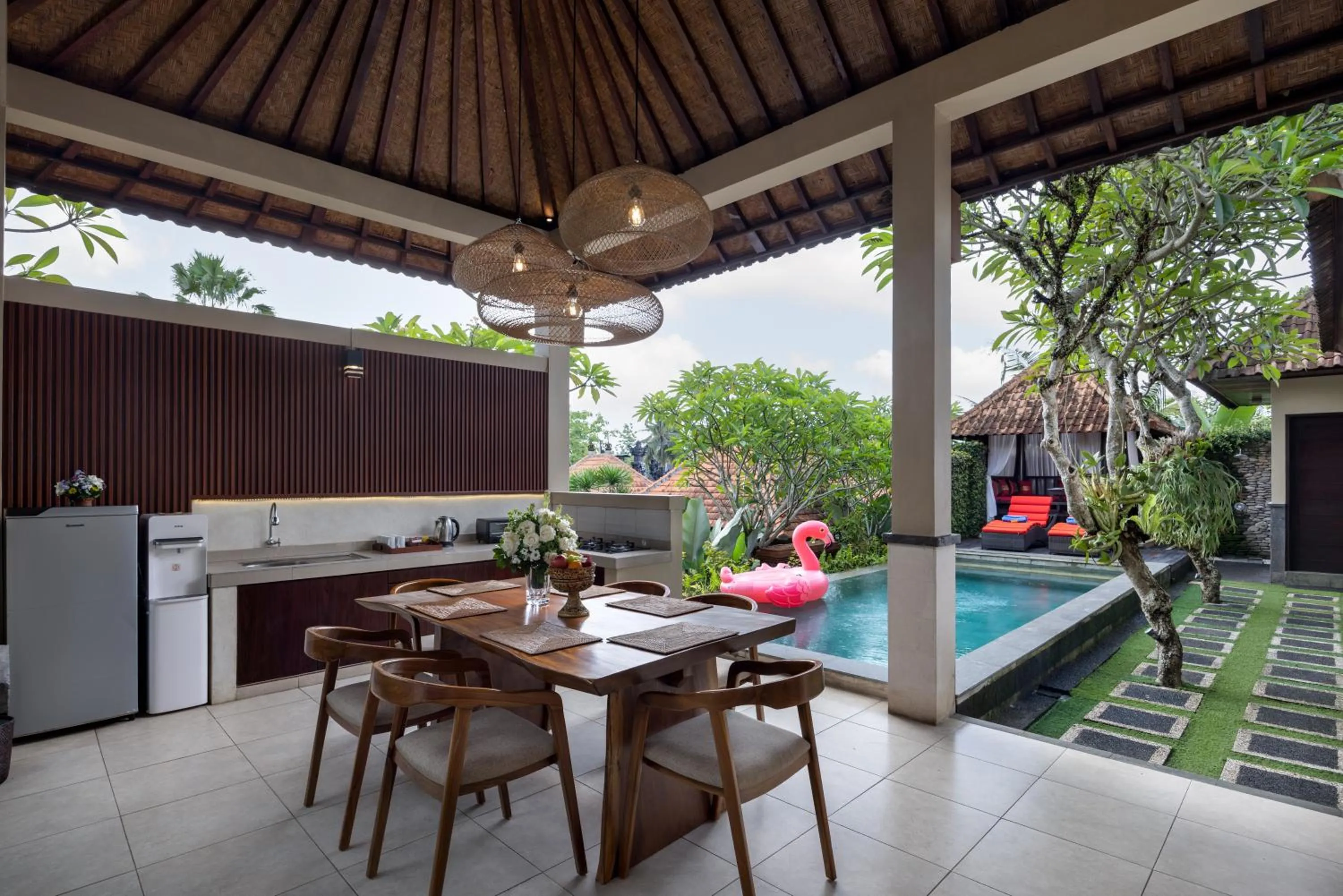 Patio in Griya Shanti Villas & Spa