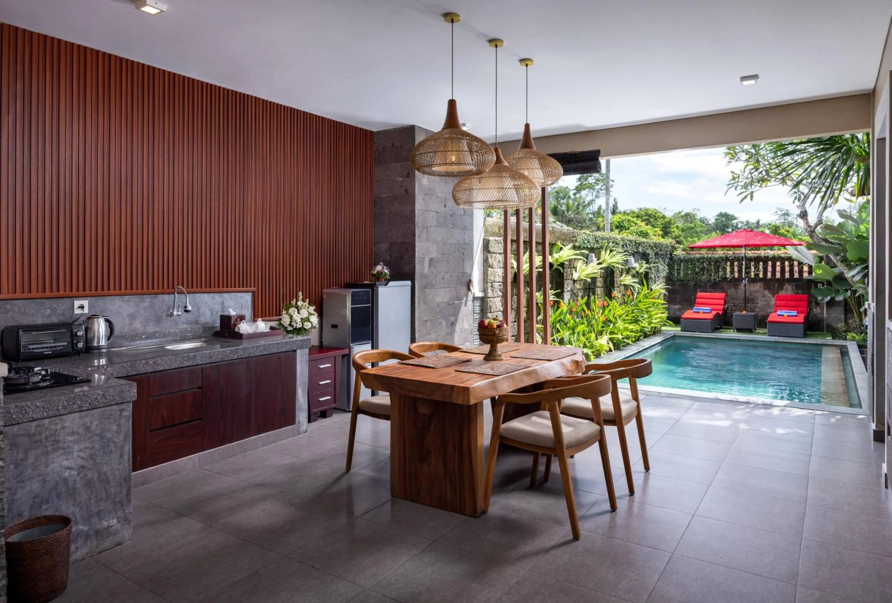 Patio in Griya Shanti Villas & Spa