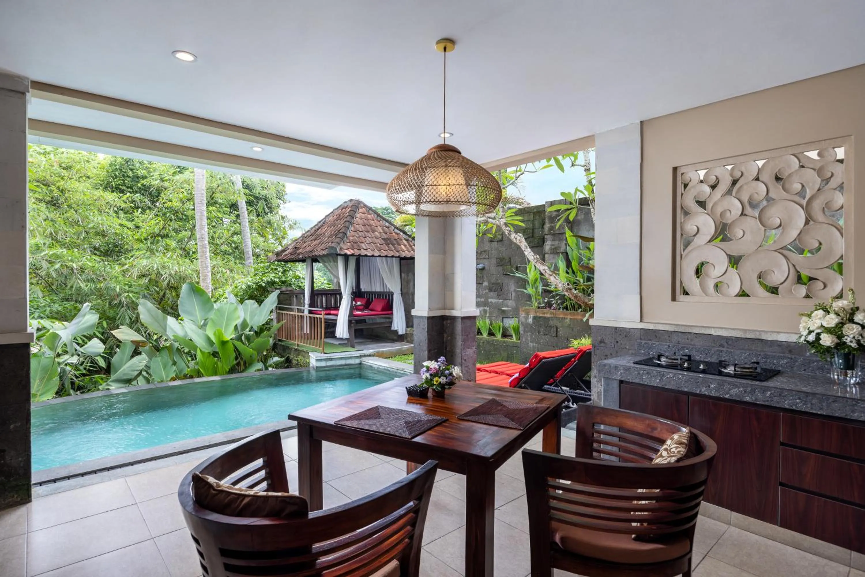 Patio in Griya Shanti Villas & Spa