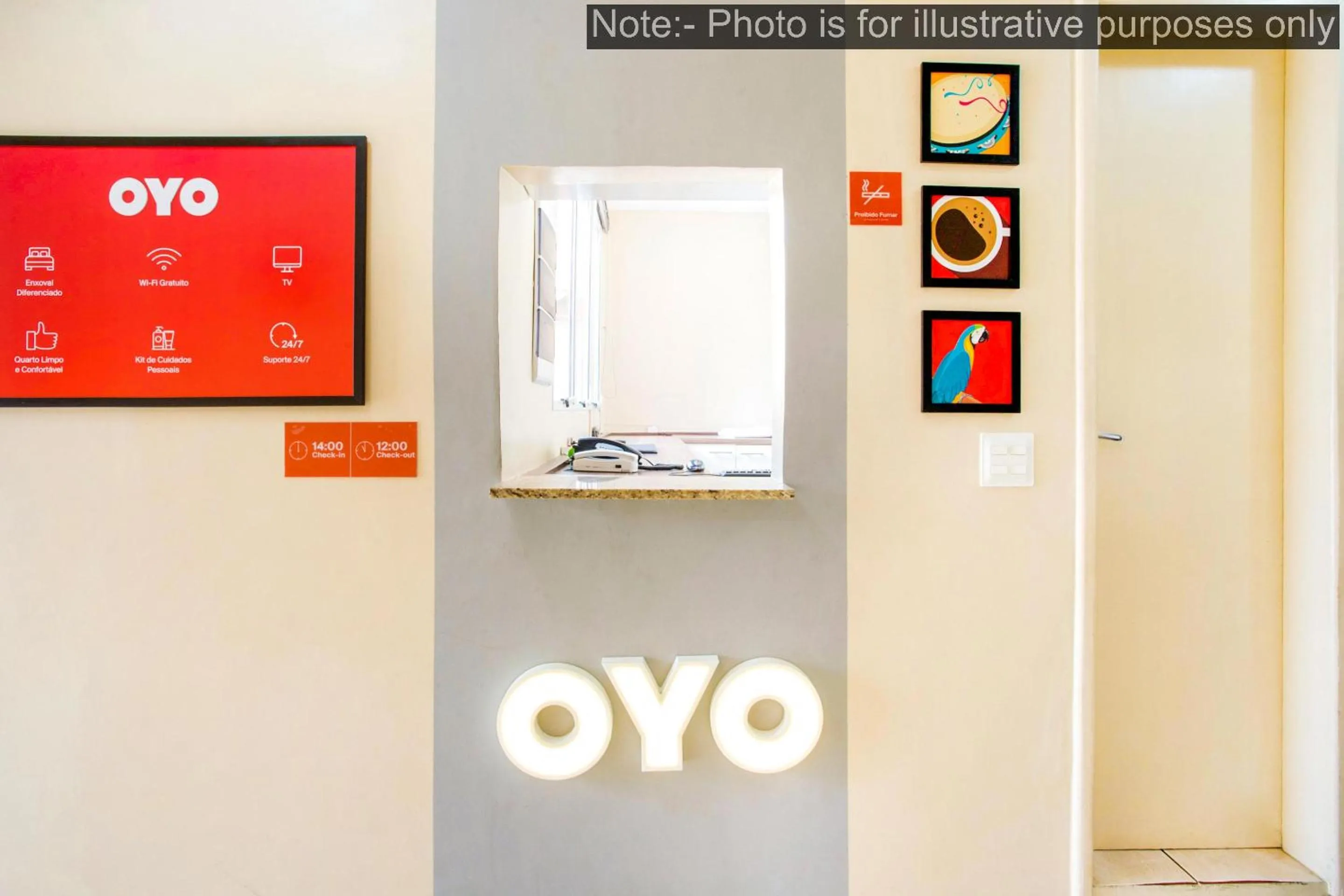 Lobby or reception in OYO Hotel Itarantim, São Paulo