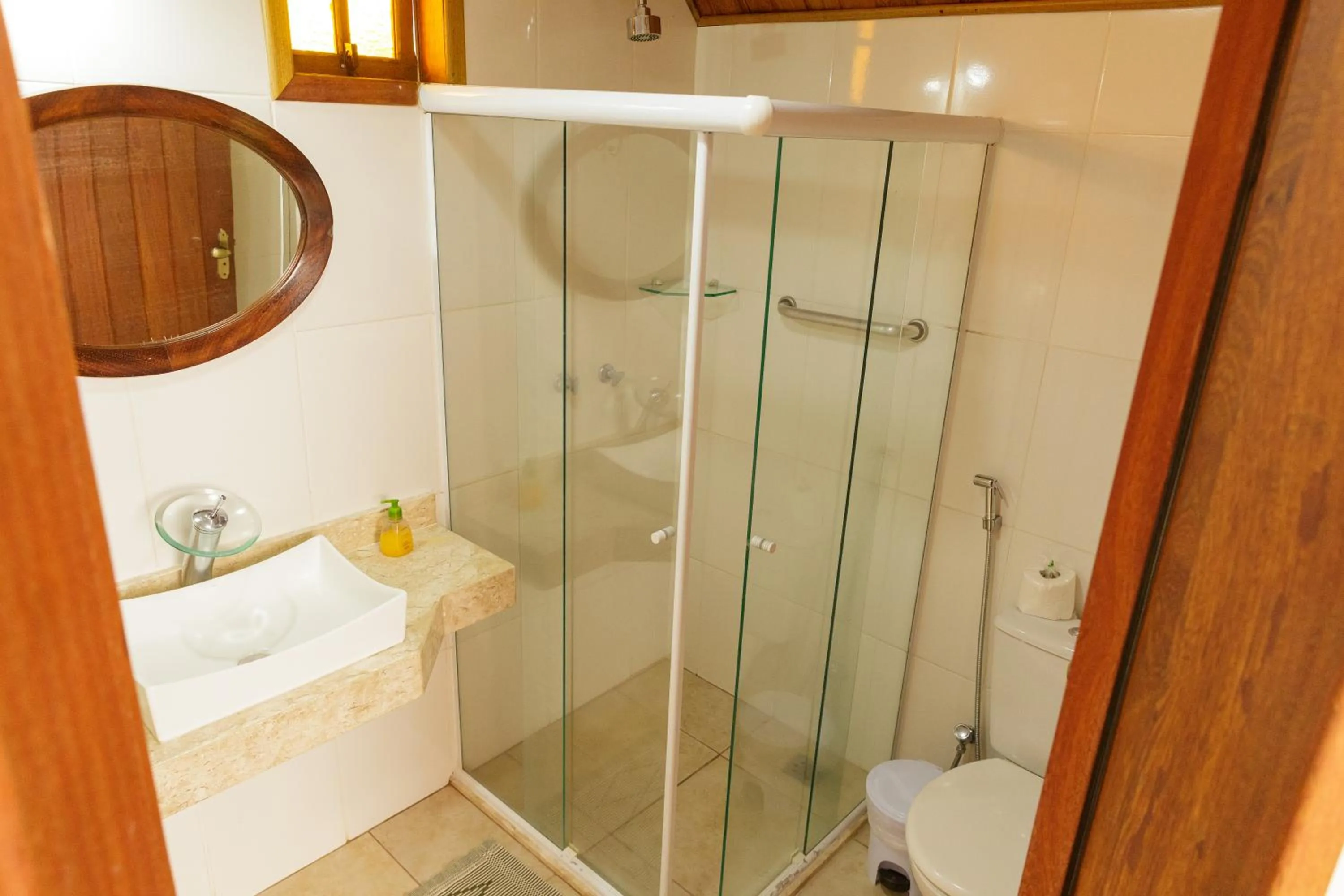 Bathroom in Pousada das Bromélias