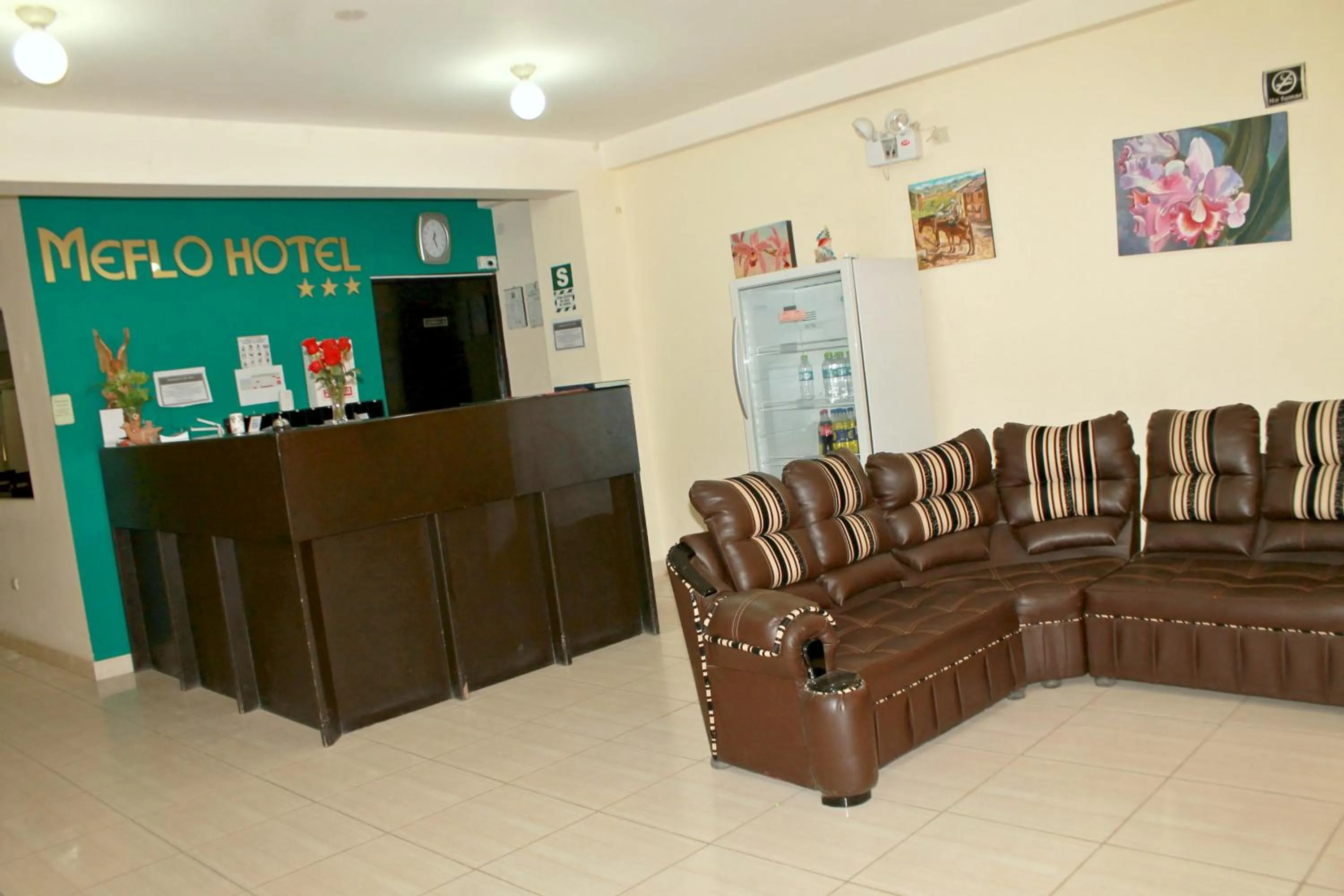 Lobby or reception in Hotel Meflo Chachapoyas