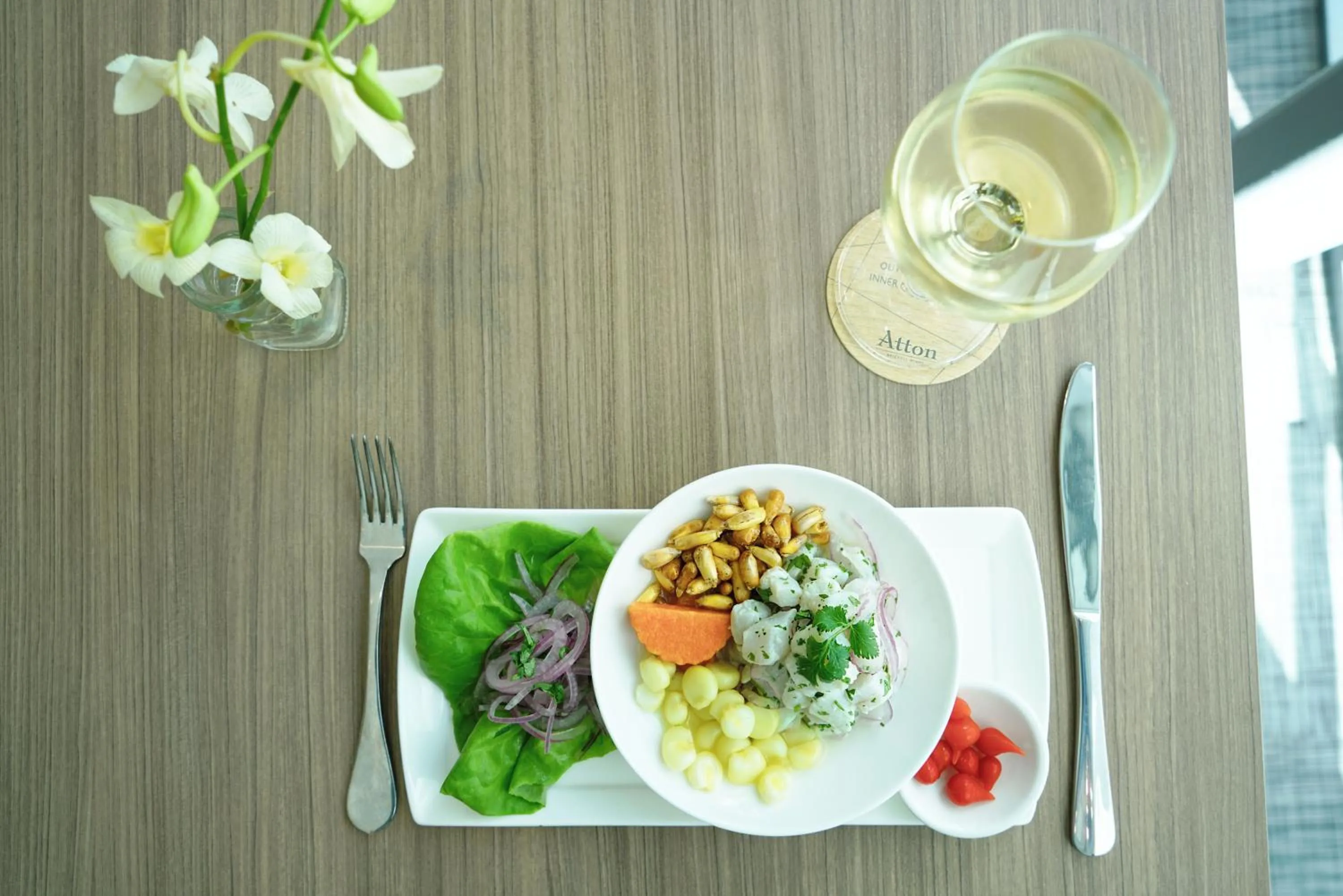 Food close-up in Novotel Miami Brickell