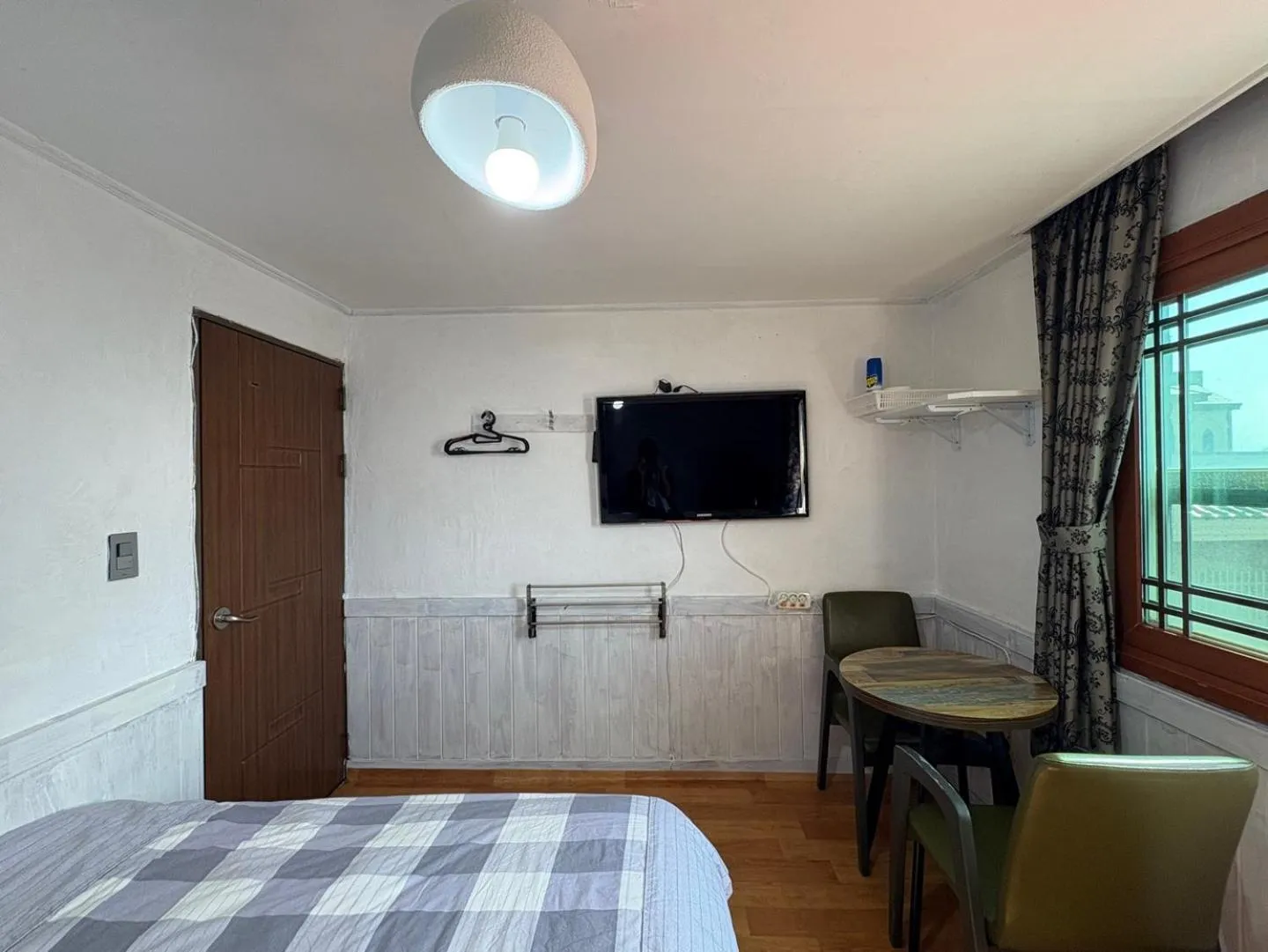 Decorative detail, Bed in Gudeok Guesthouse