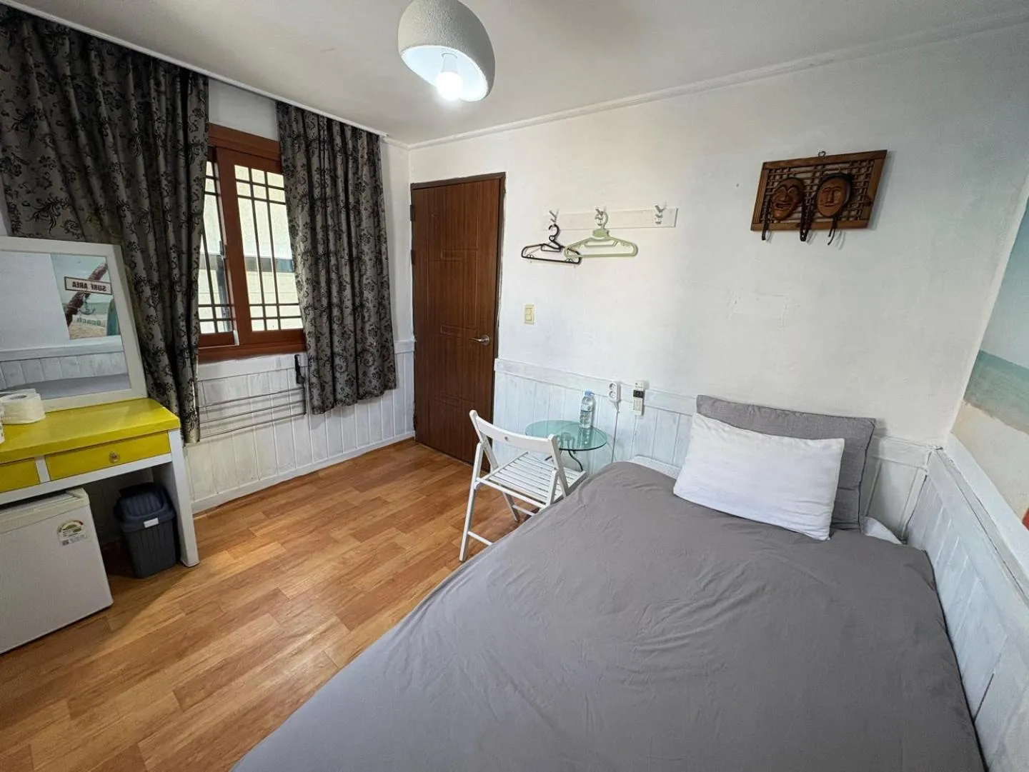 Decorative detail, Bed in Gudeok Guesthouse