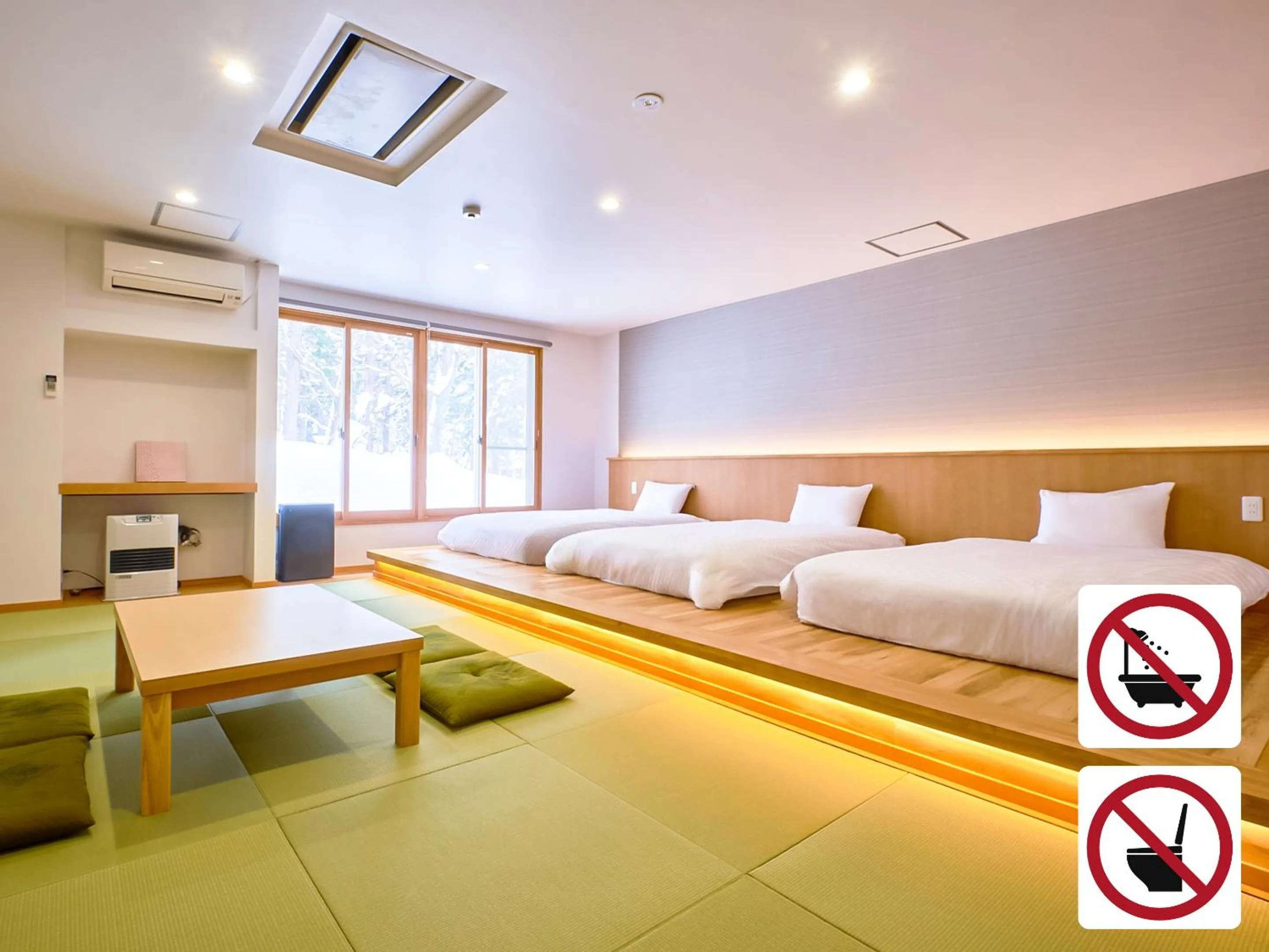 Photo of the whole room, Bed in Hotel Abest Hakuba Resort